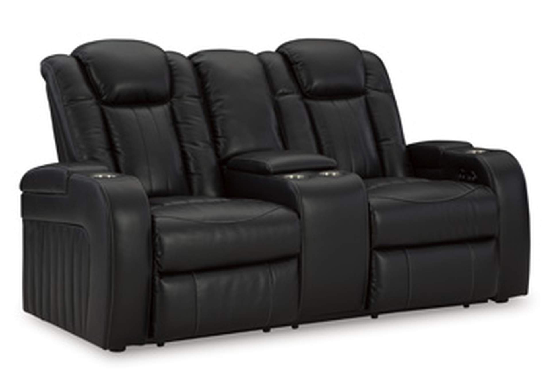 Caveman Den Power Reclining Loveseat with Console image 13