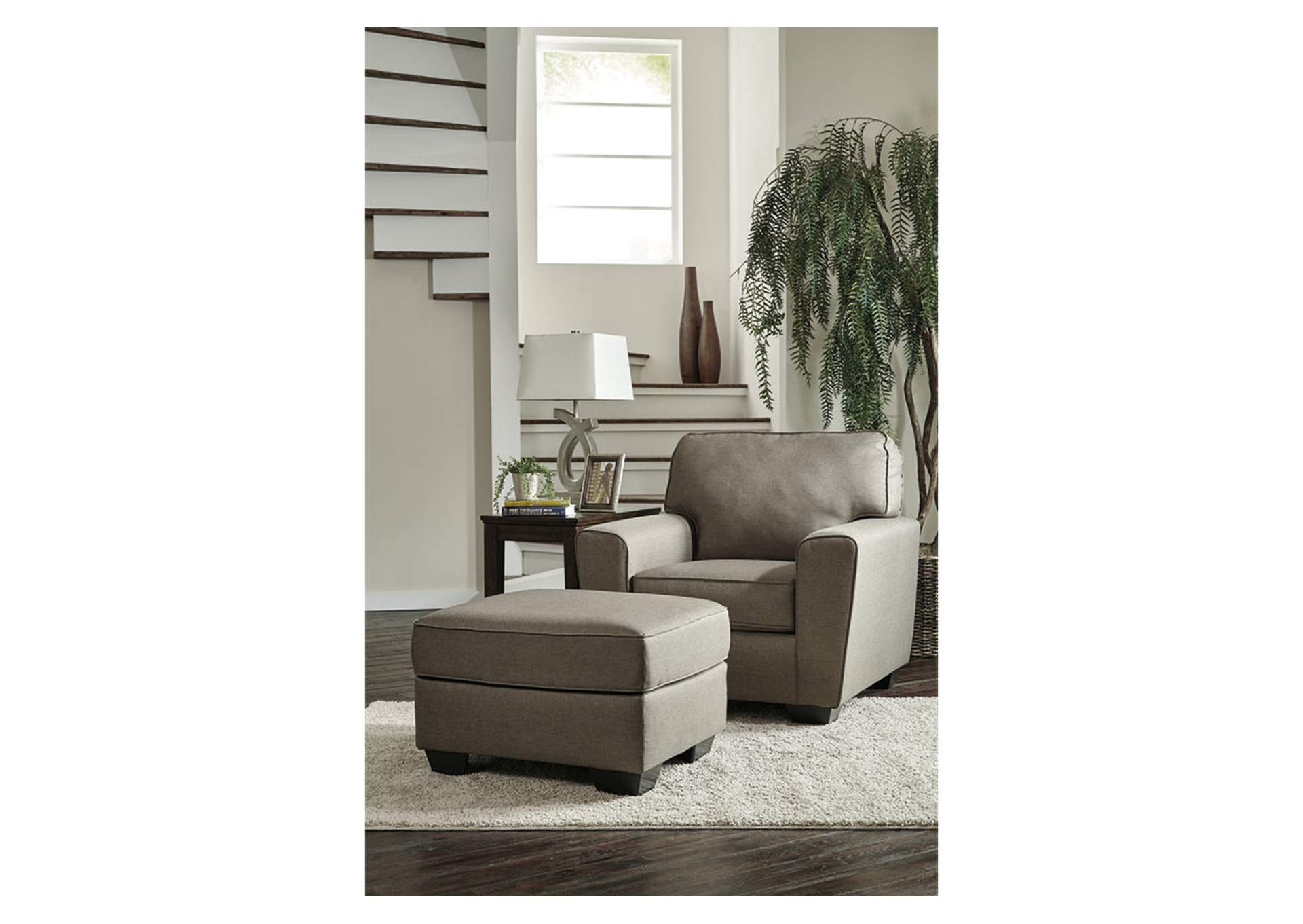 Calicho Chair and Ottoman