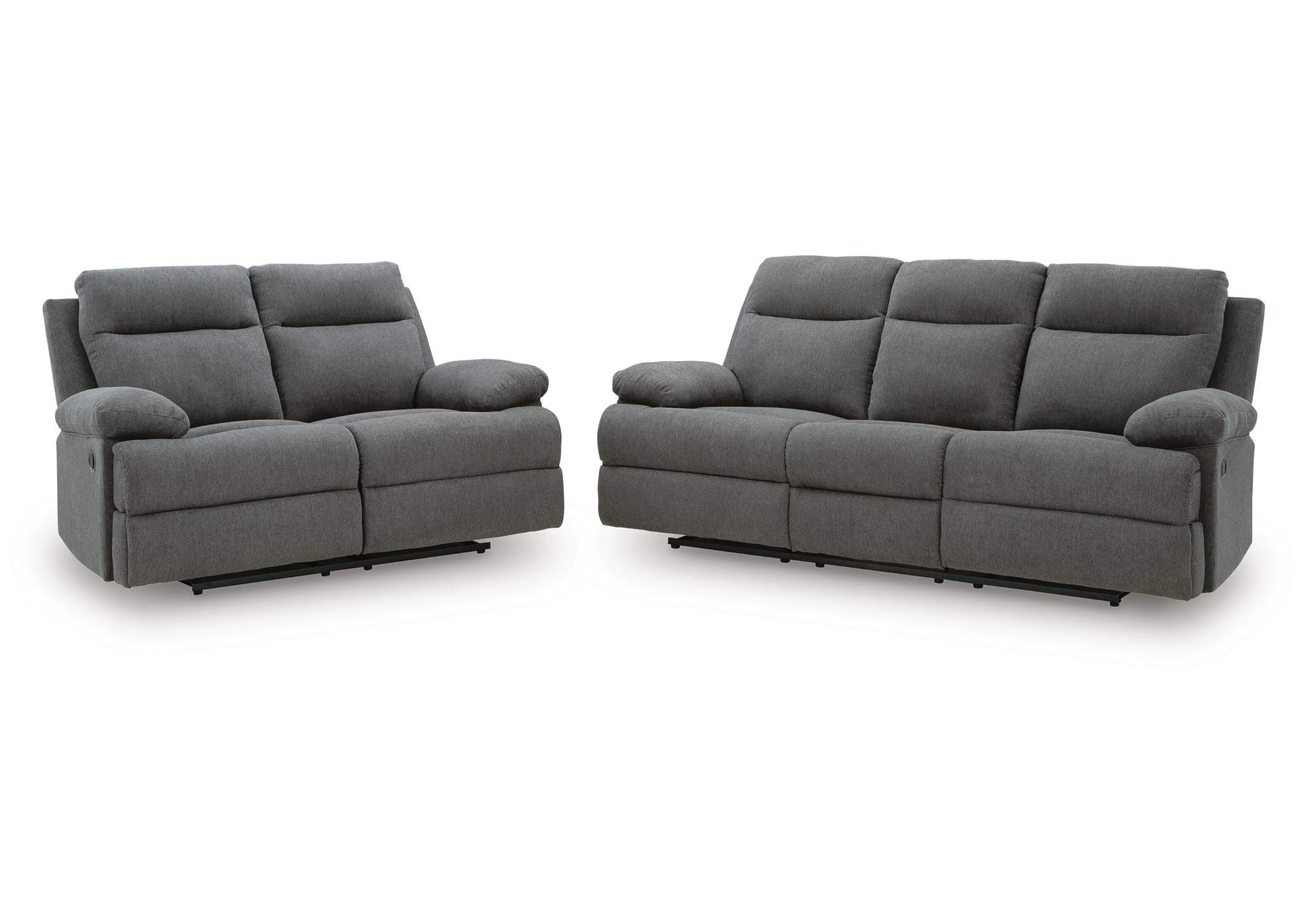 Side-Swipe Reclining Sofa and Loveseat image 1