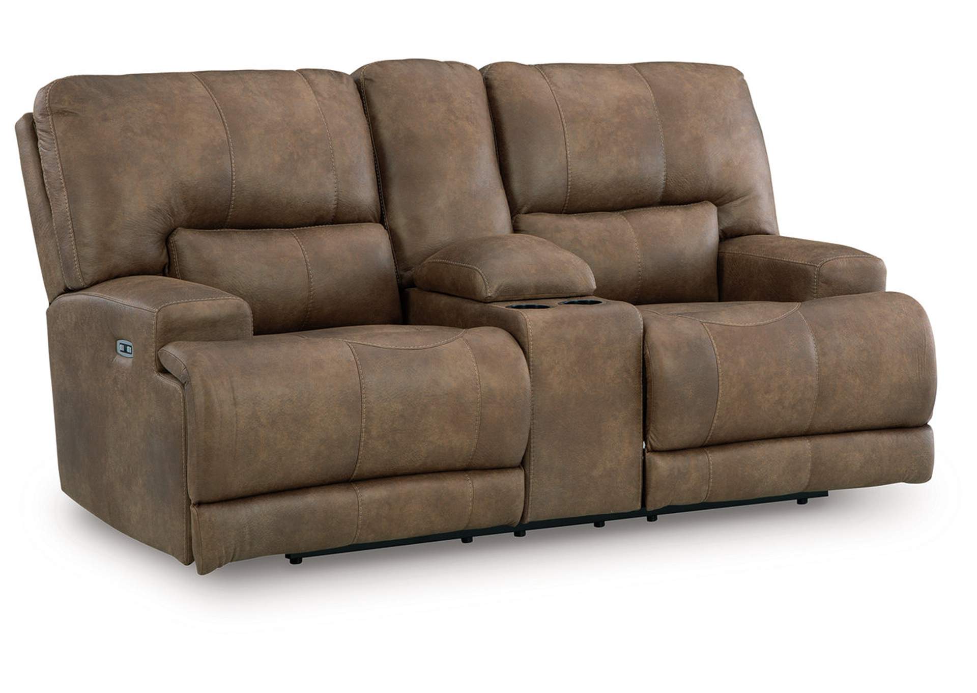 Beckley Place Power Reclining Loveseat with Console image 2