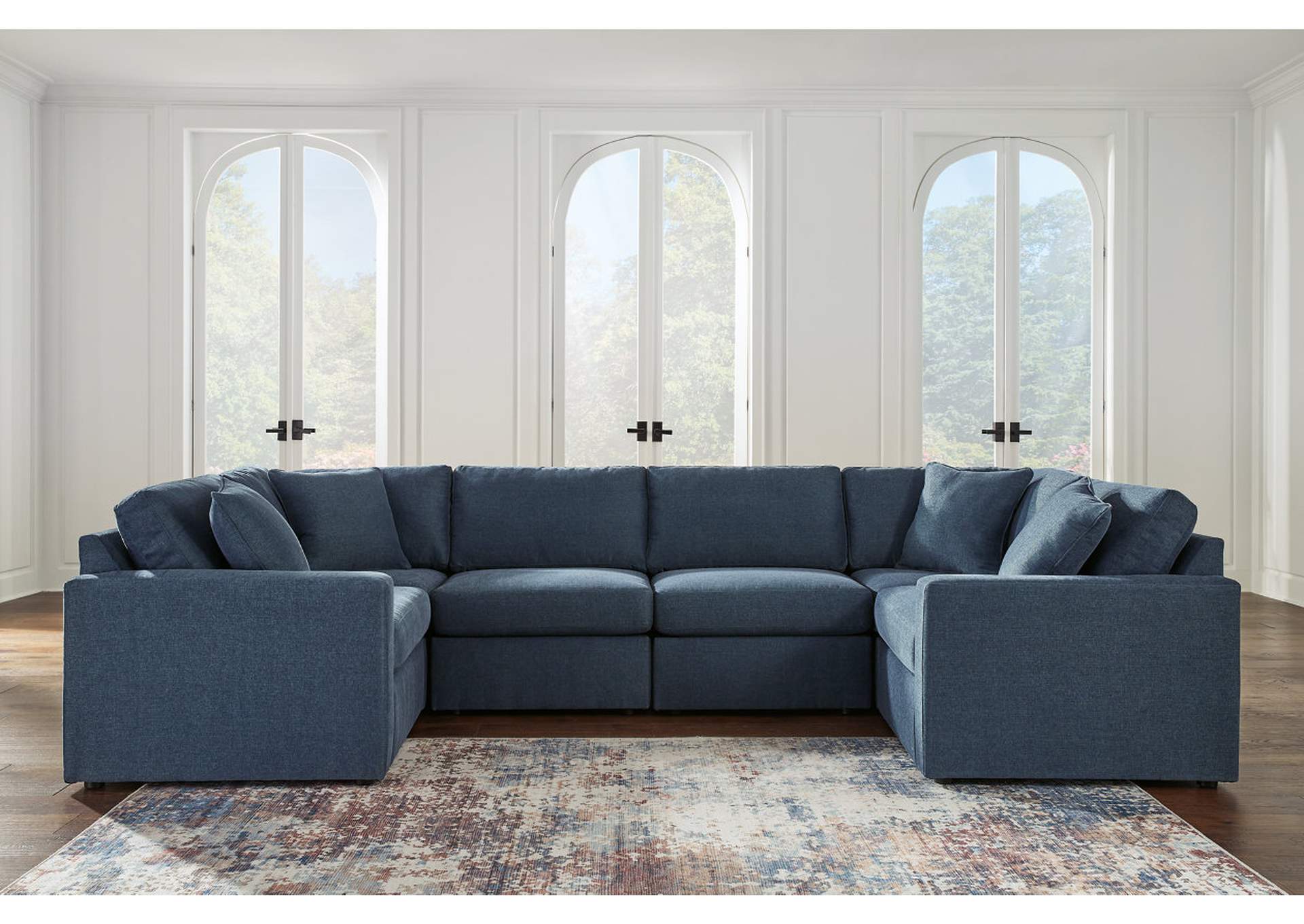 Modmax 6-Piece Sectional with Ottoman