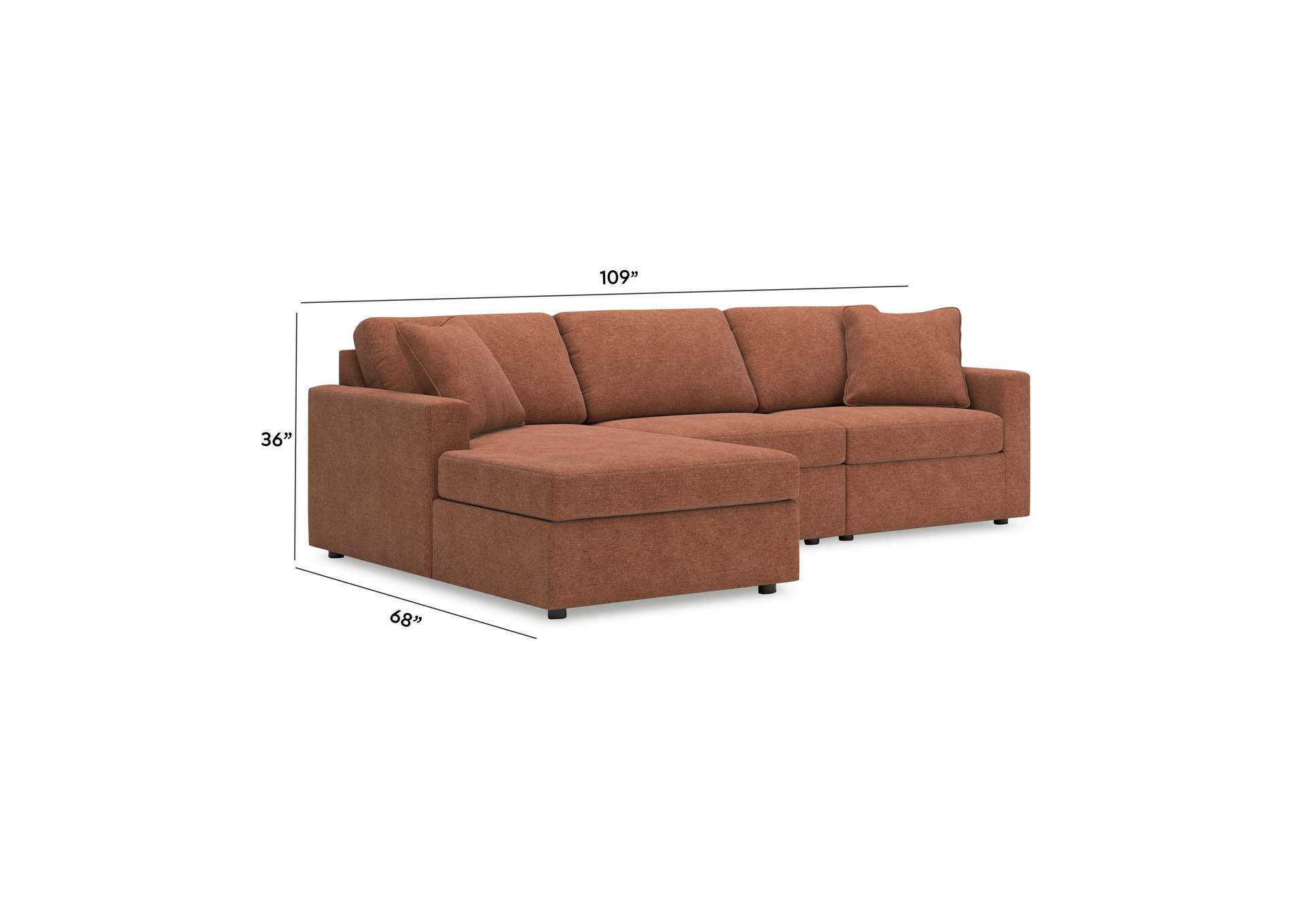 Modmax 3-Piece Sectional with Chaise image 4