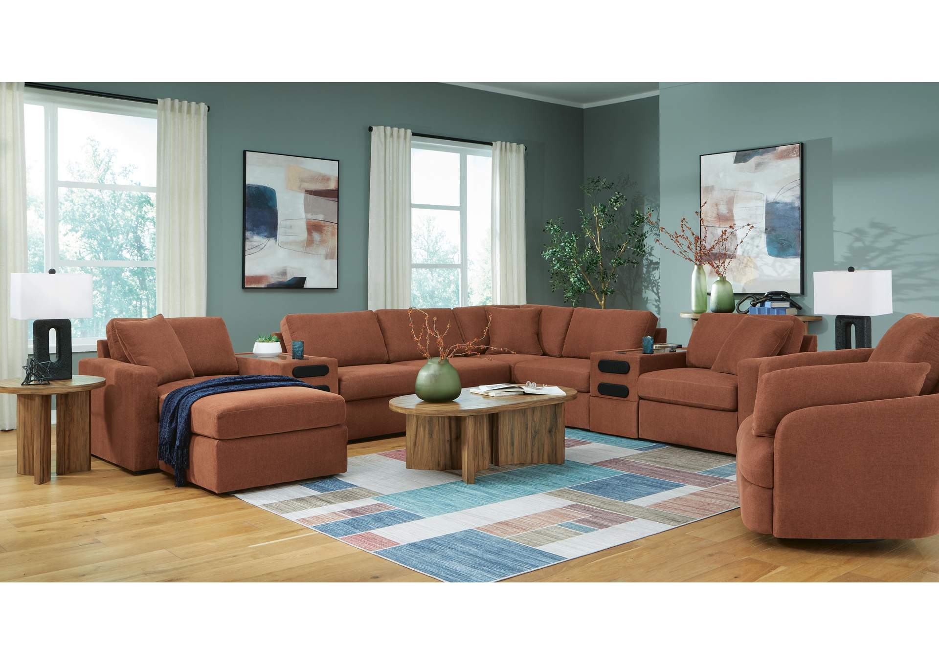 Modmax 8-Piece Sectional with Ottoman image 7