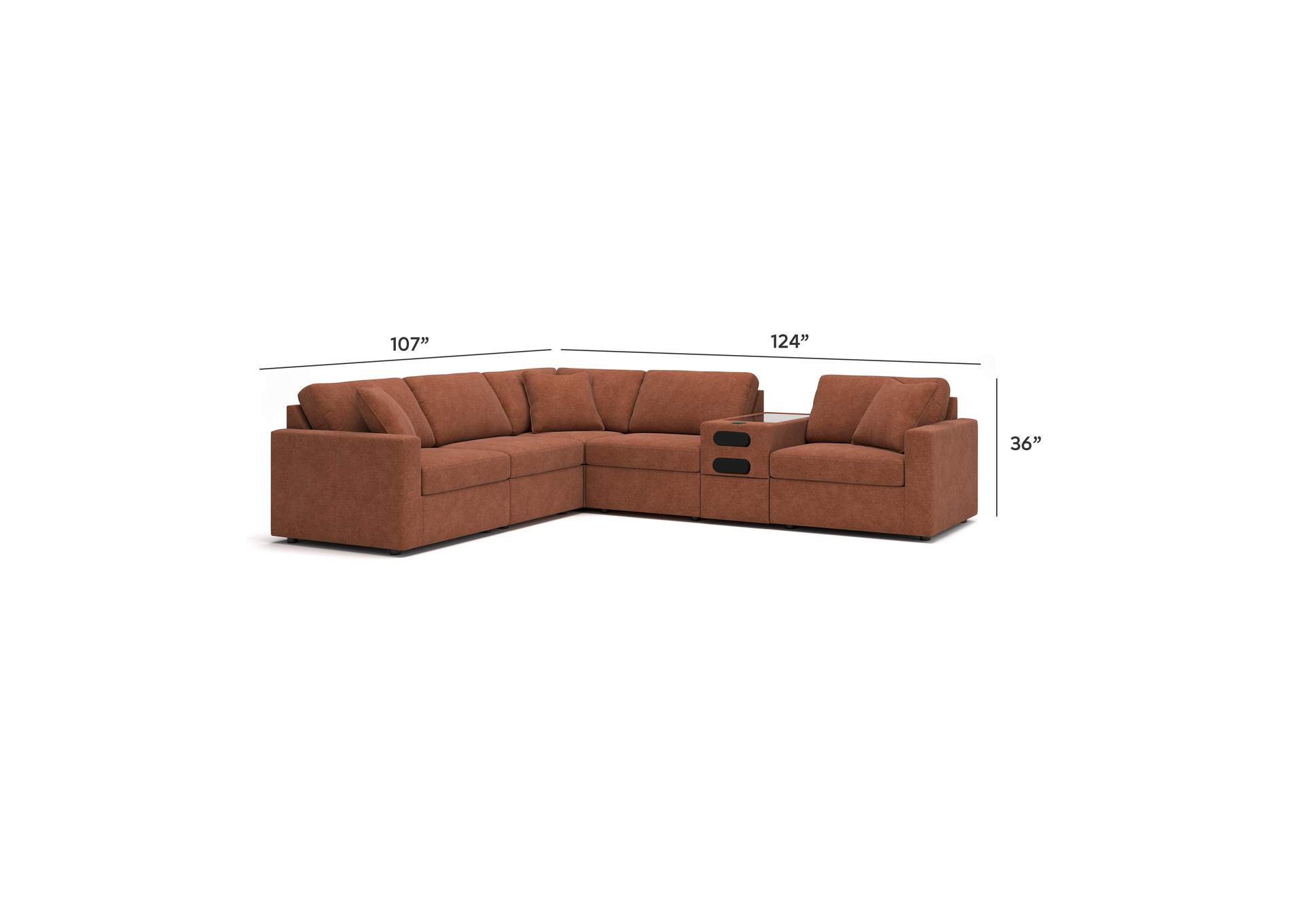 Modmax 6-Piece Sectional image 3