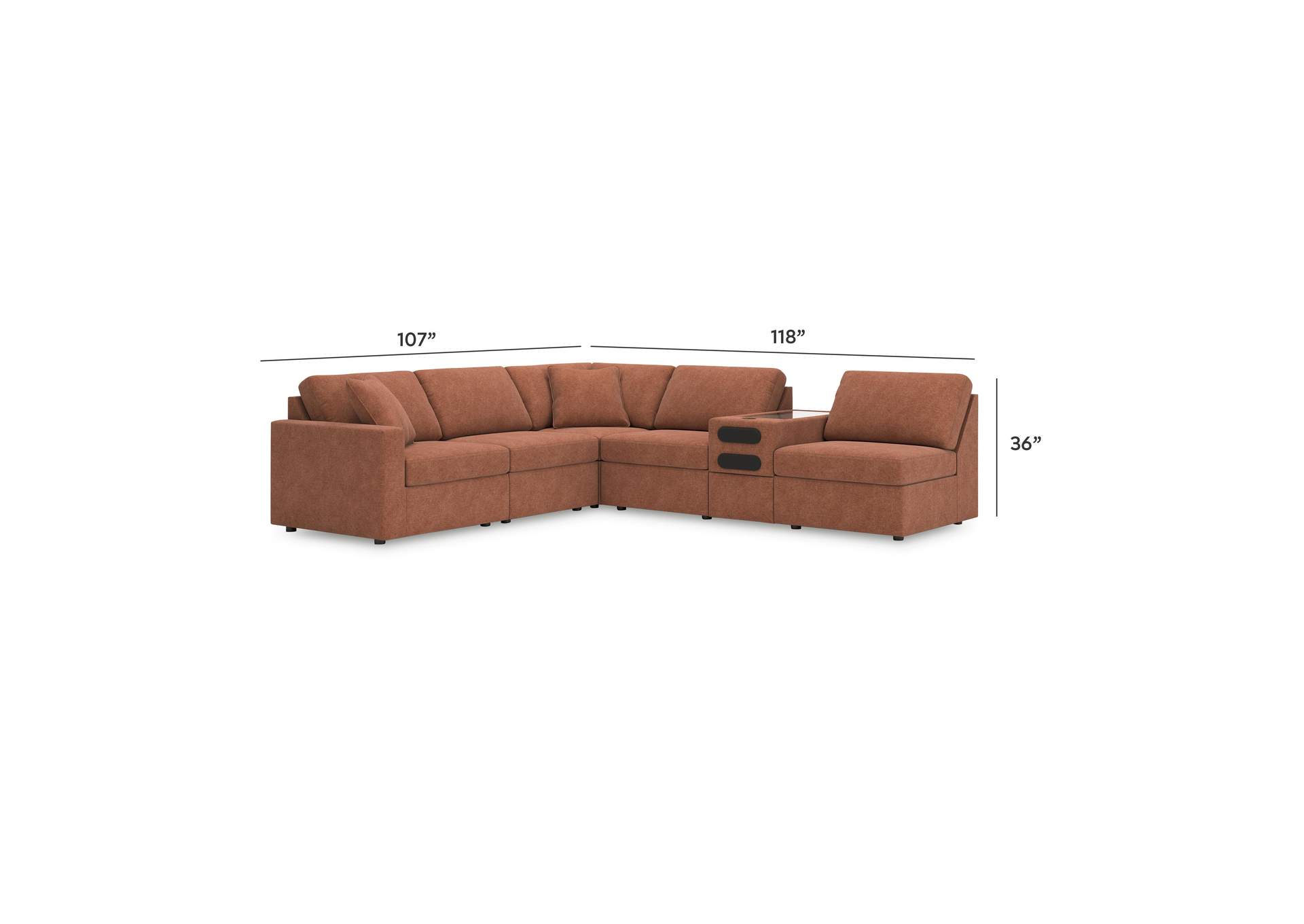 Modmax 6-Piece Sectional image 3