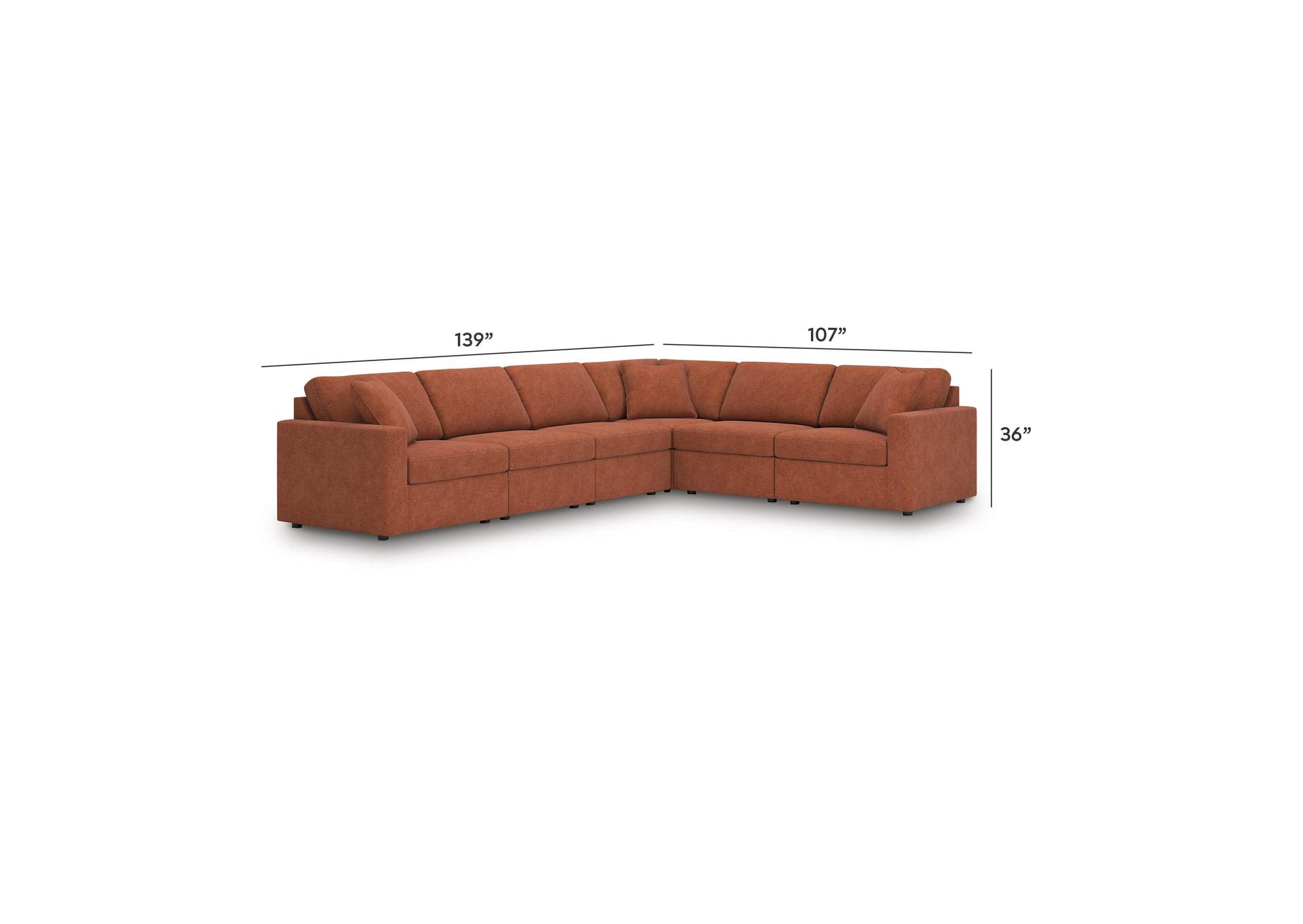 Modmax 6-Piece Sectional image 4
