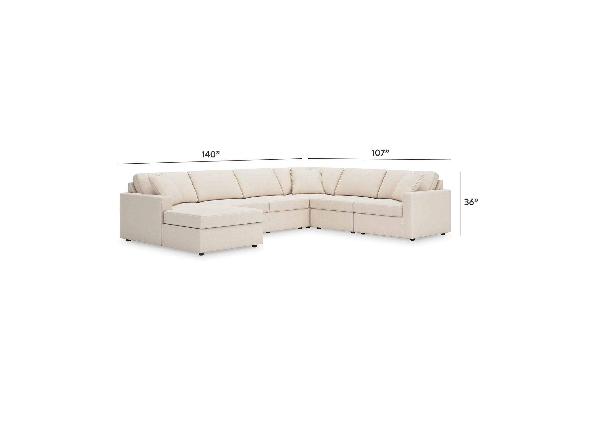 Modmax 6-Piece Sectional image 3