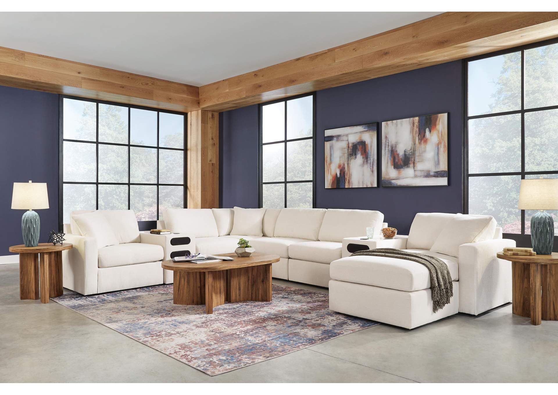 Modmax 6-Piece Sectional with Ottoman image 7