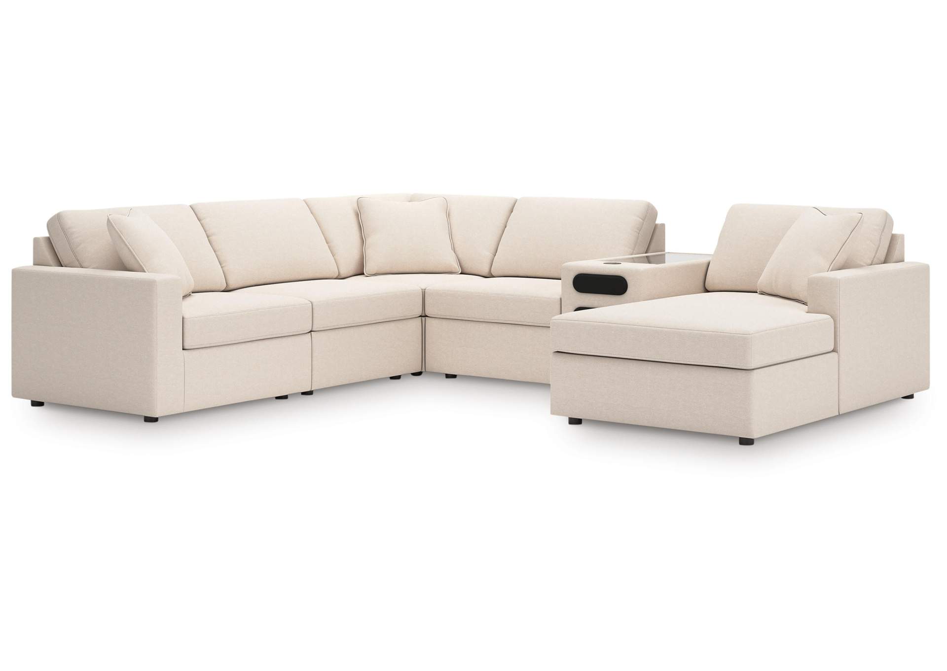 Modmax 6-Piece Sectional with Audio System and Chaise image 1
