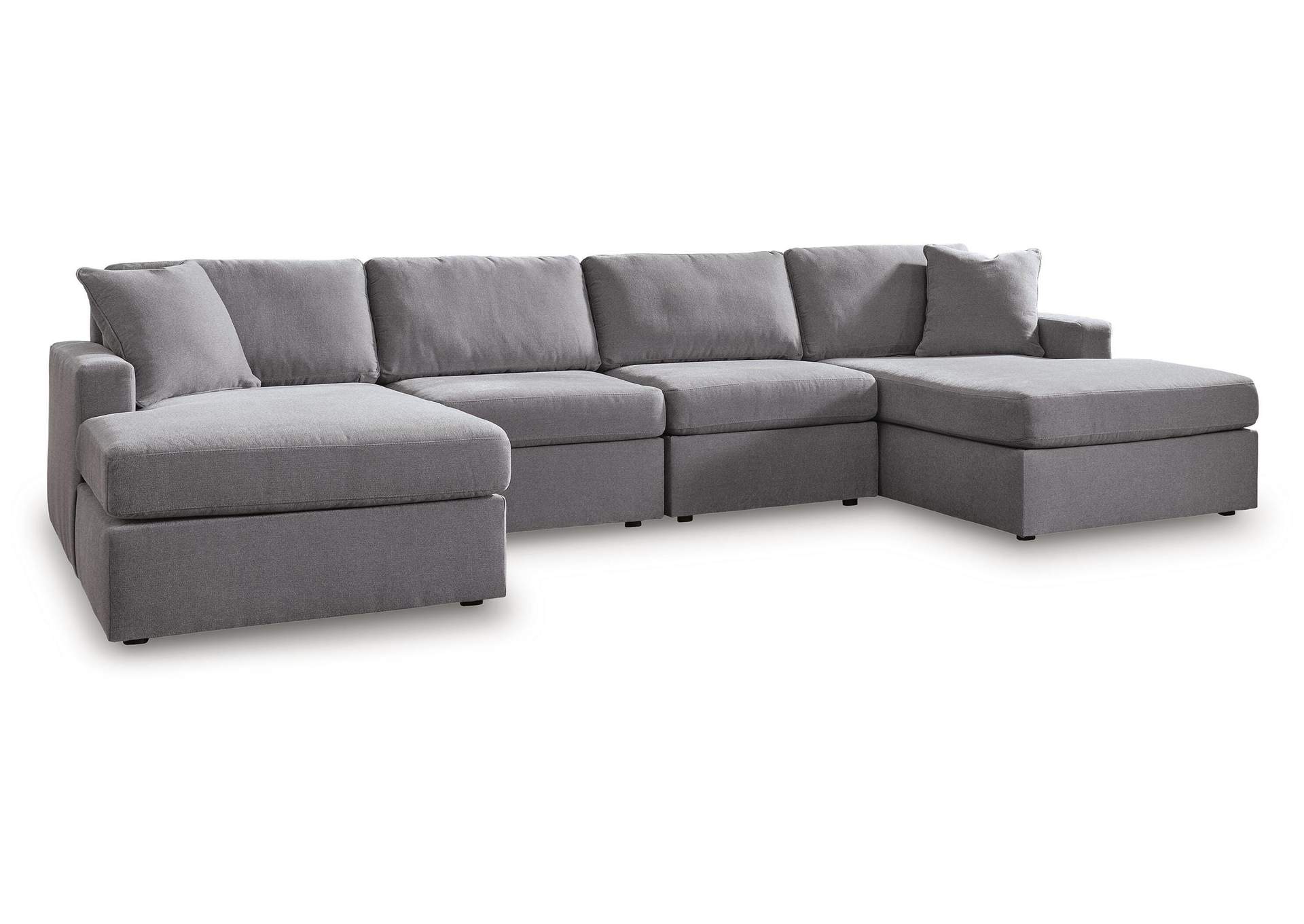 Modmax 4-Piece Double Storage Chaise Sectional image 1