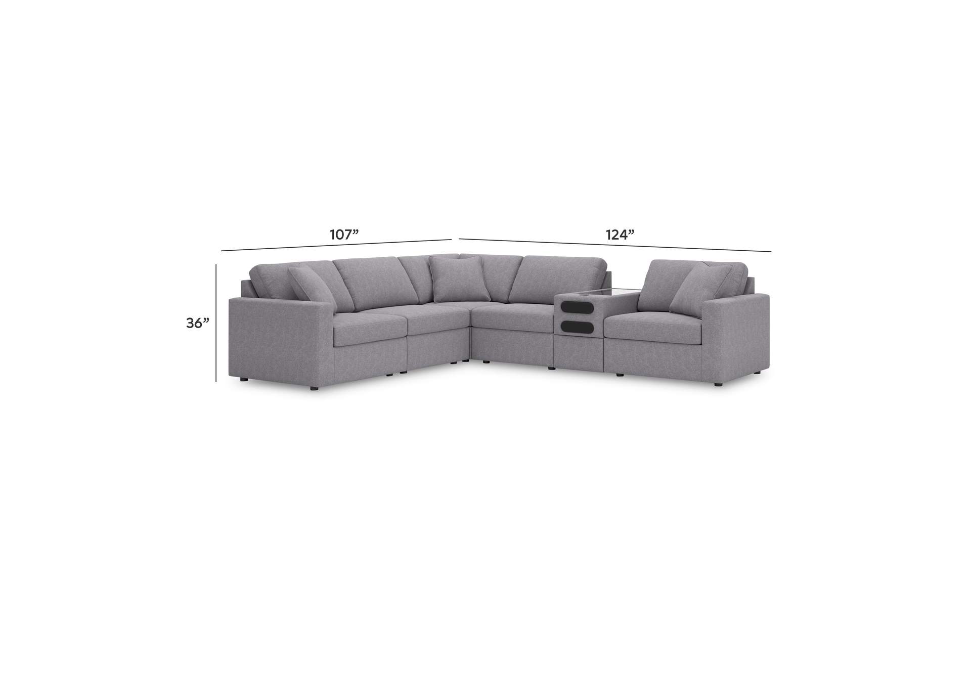 Modmax 6-Piece Sectional image 3