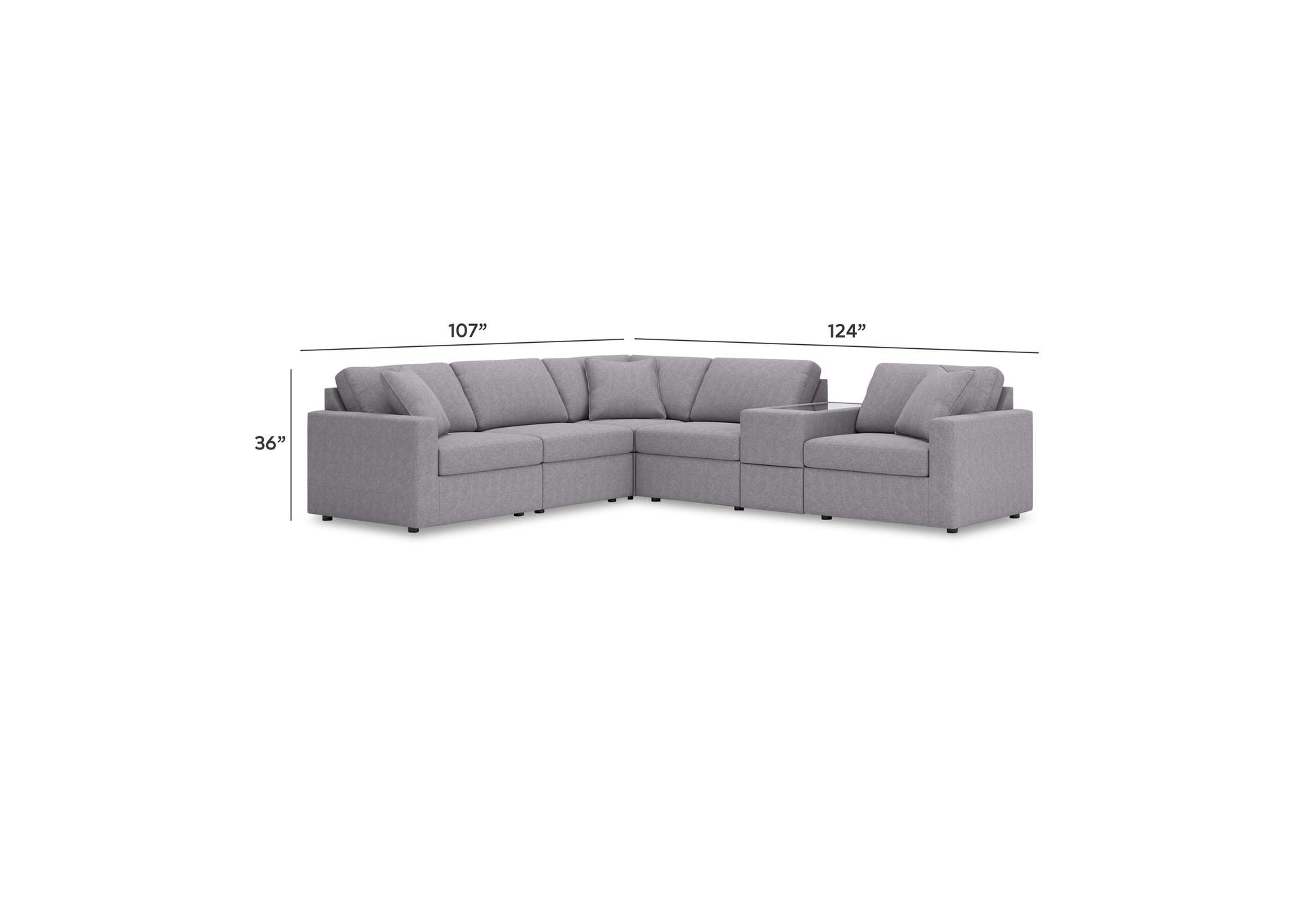 Modmax 6-Piece Sectional image 4