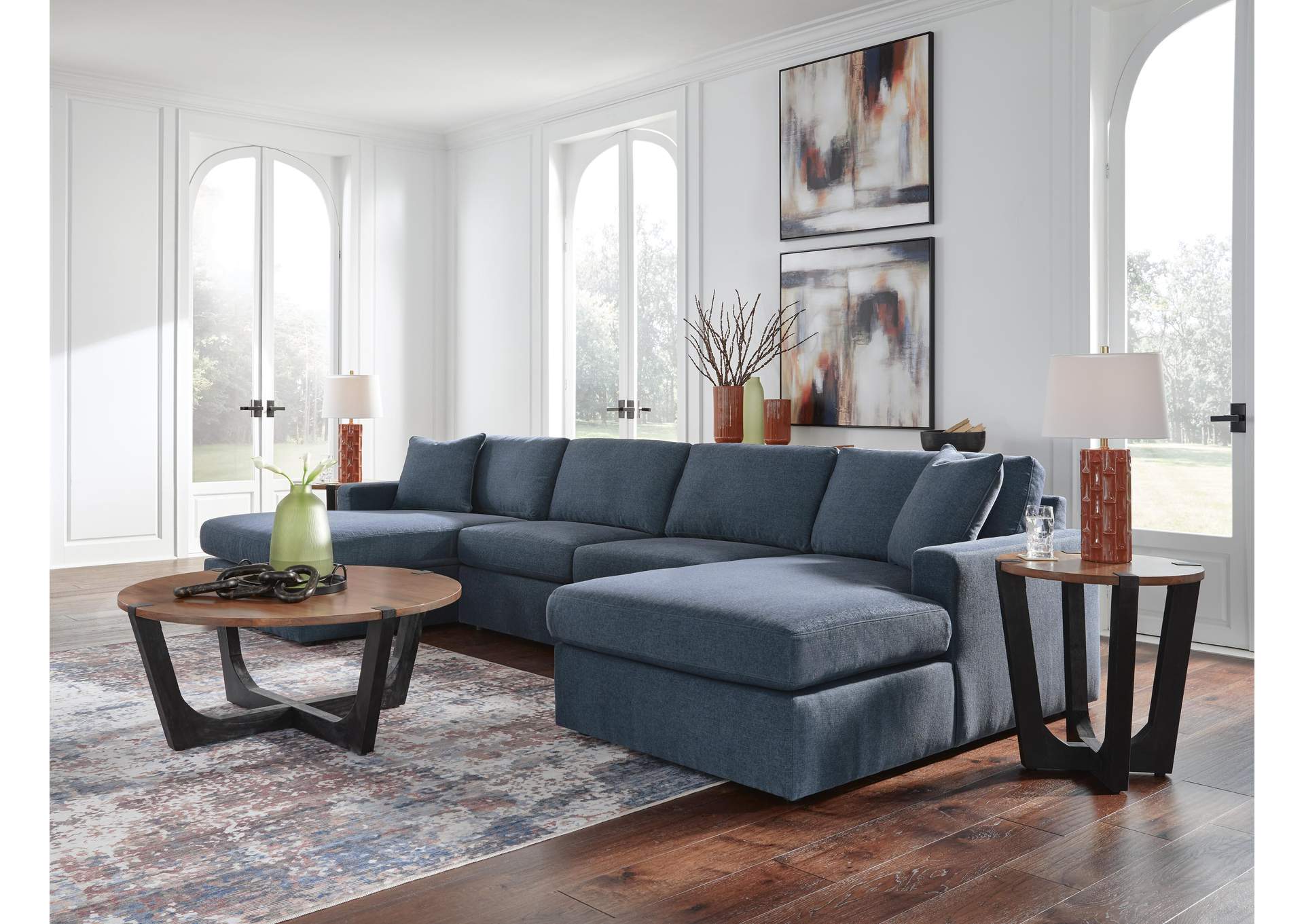 Hanneforth Coffee Table with 1 End Table image 10
