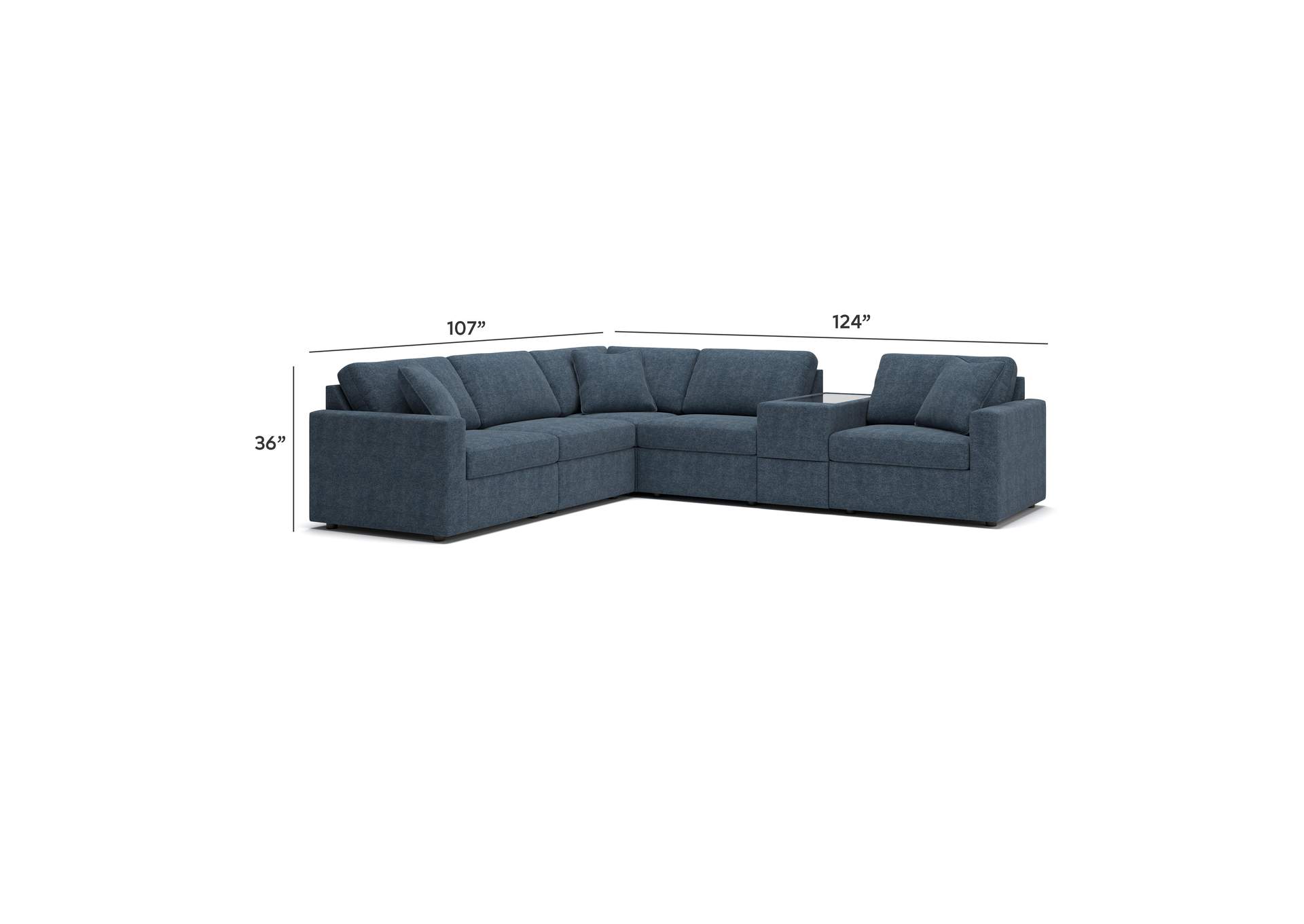 Modmax 6-Piece Sectional image 11