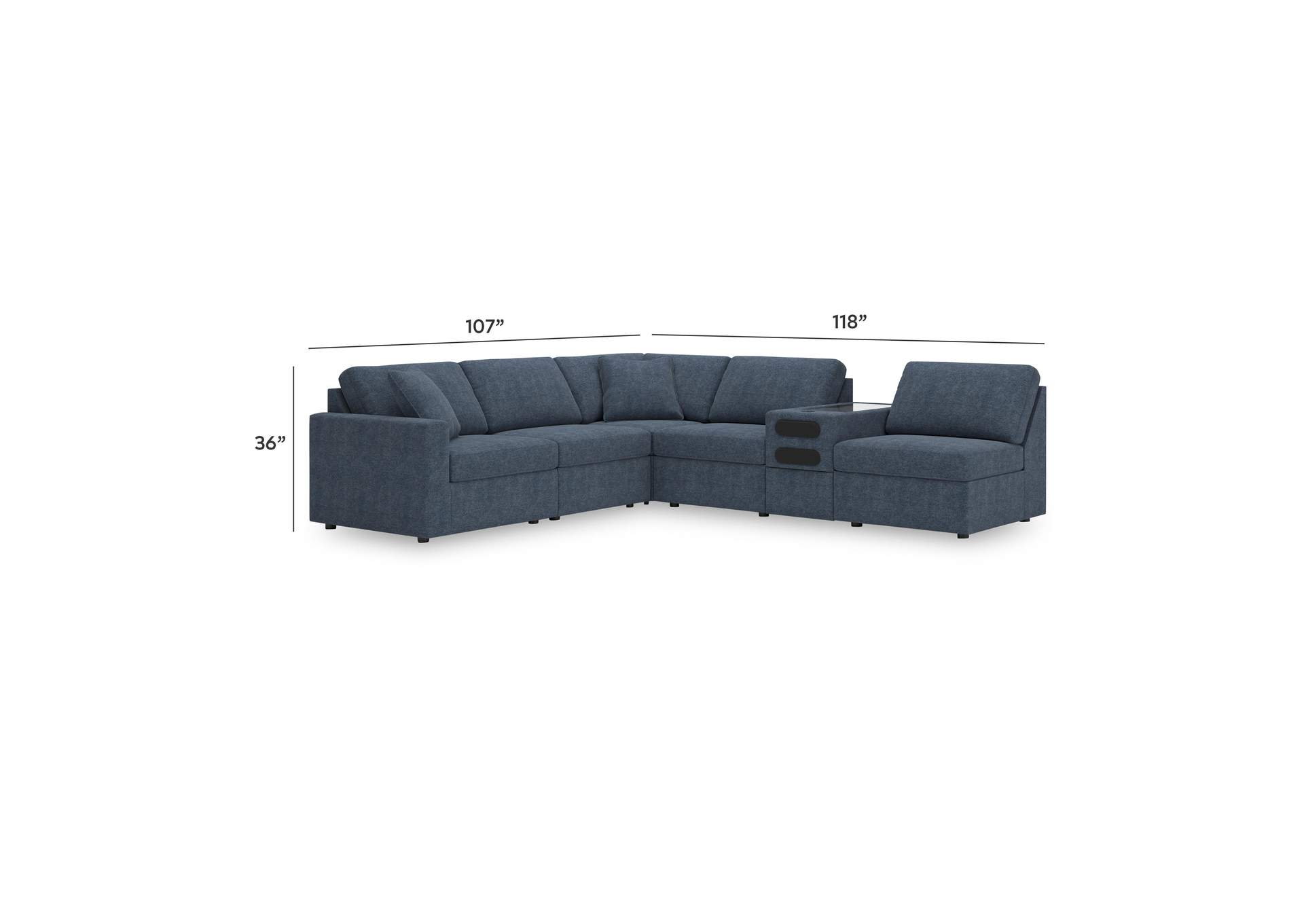 Modmax 6-Piece Sectional image 3