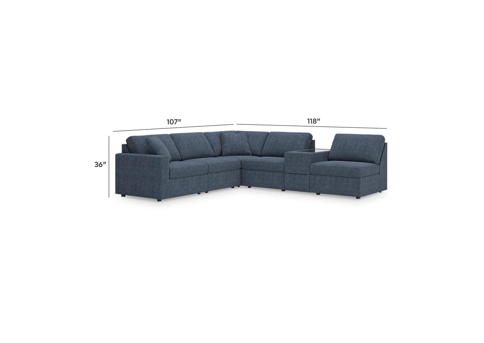 Modmax 6-Piece Sectional image 3