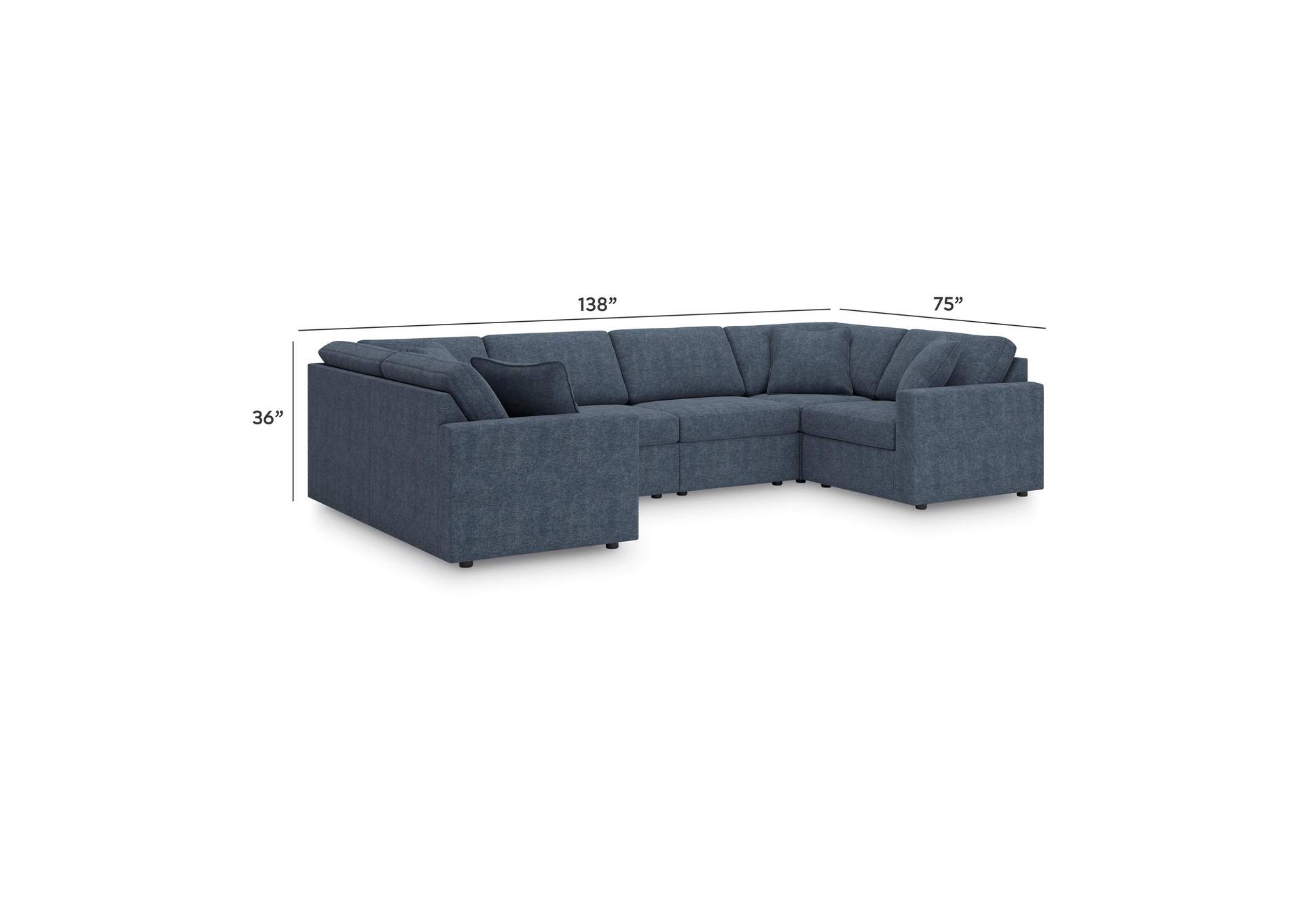 Modmax 6-Piece Sectional image 9