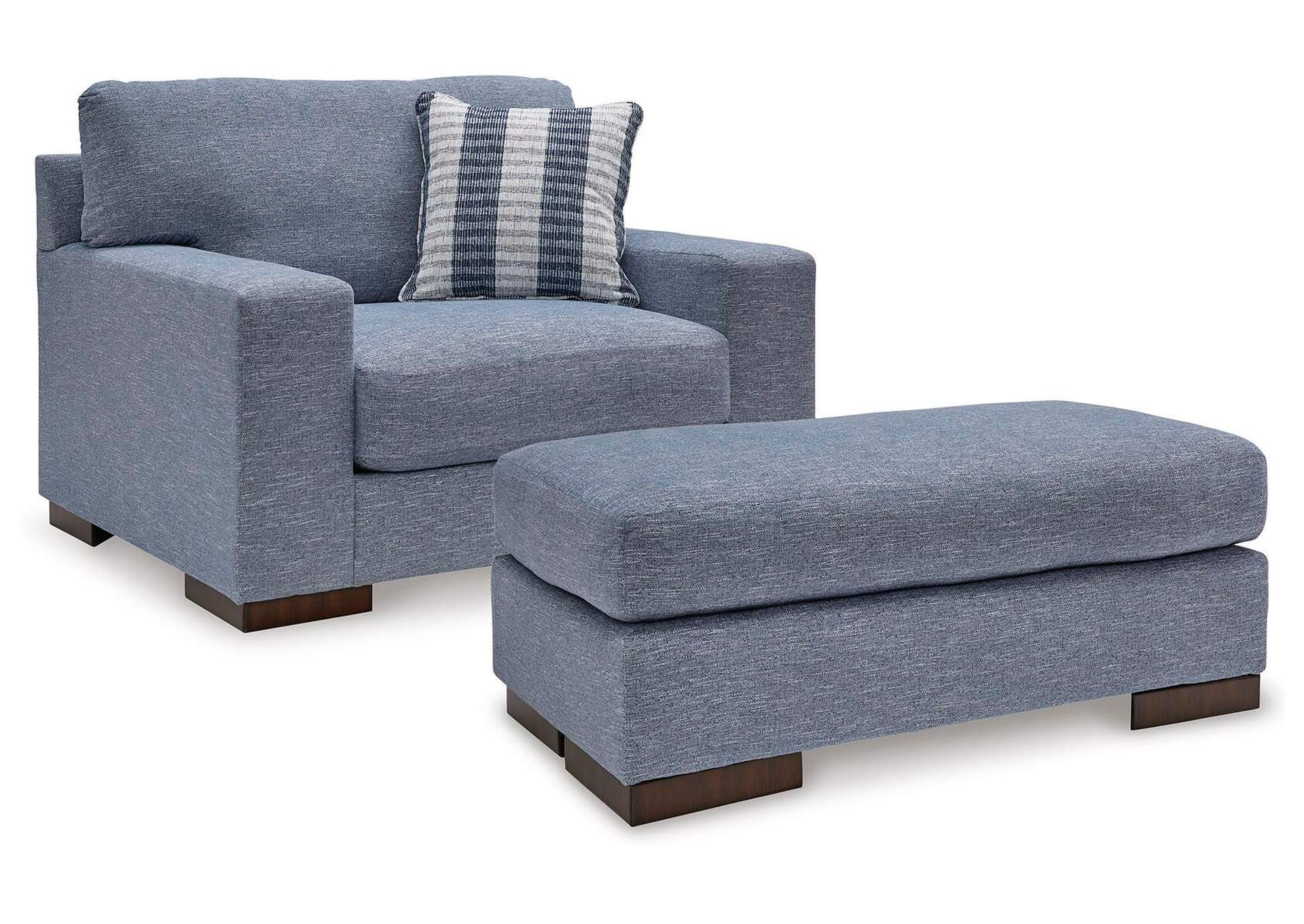 Belvoir Chair and Ottoman image 1
