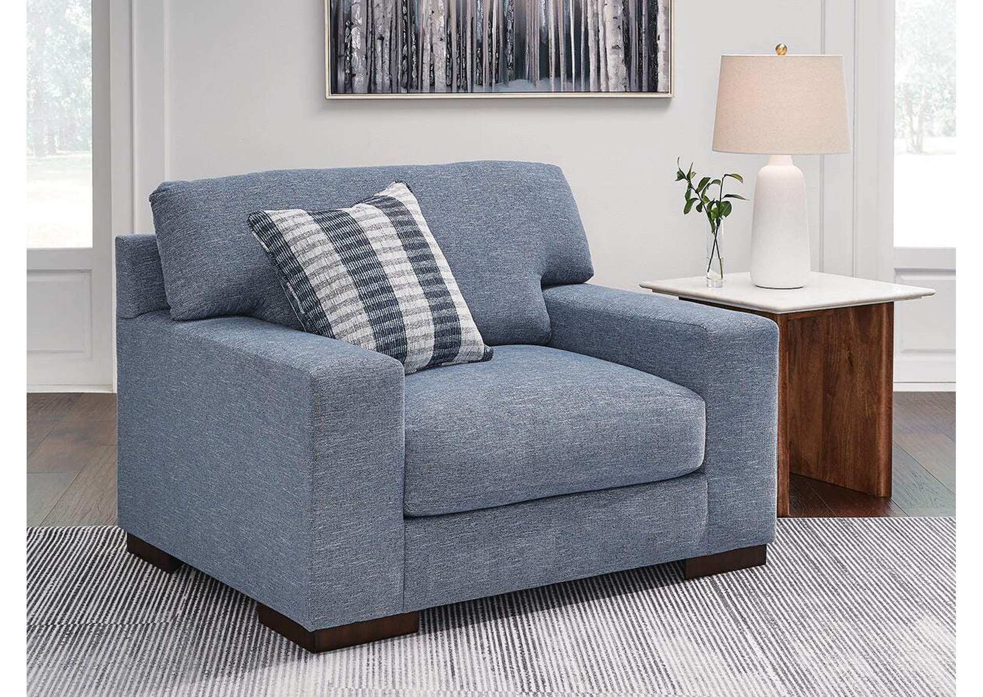 Belvoir Chair and Ottoman image 11