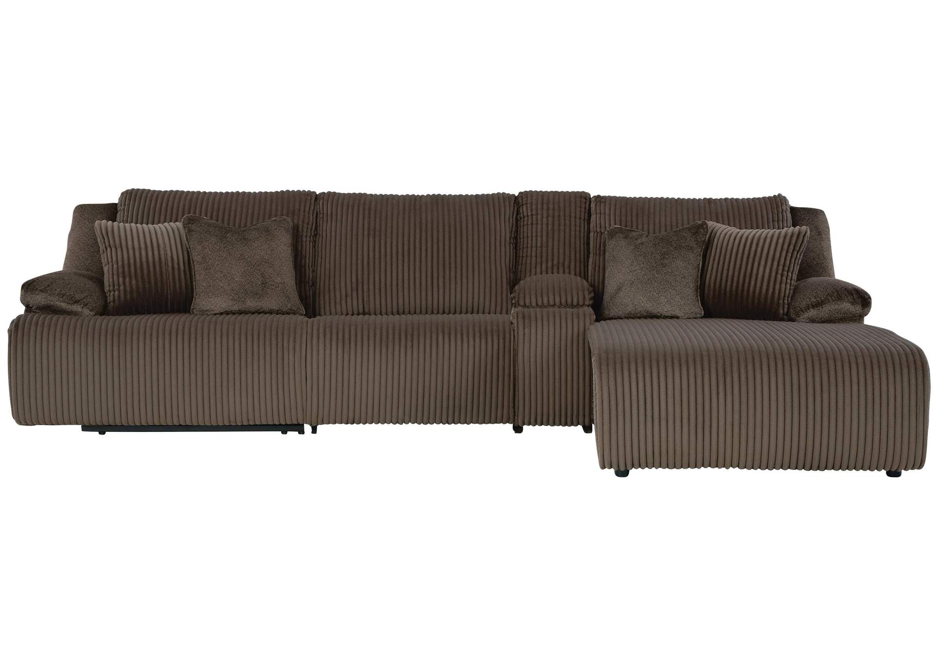 Top Tier 4-Piece Reclining Sectional with Chaise image 1