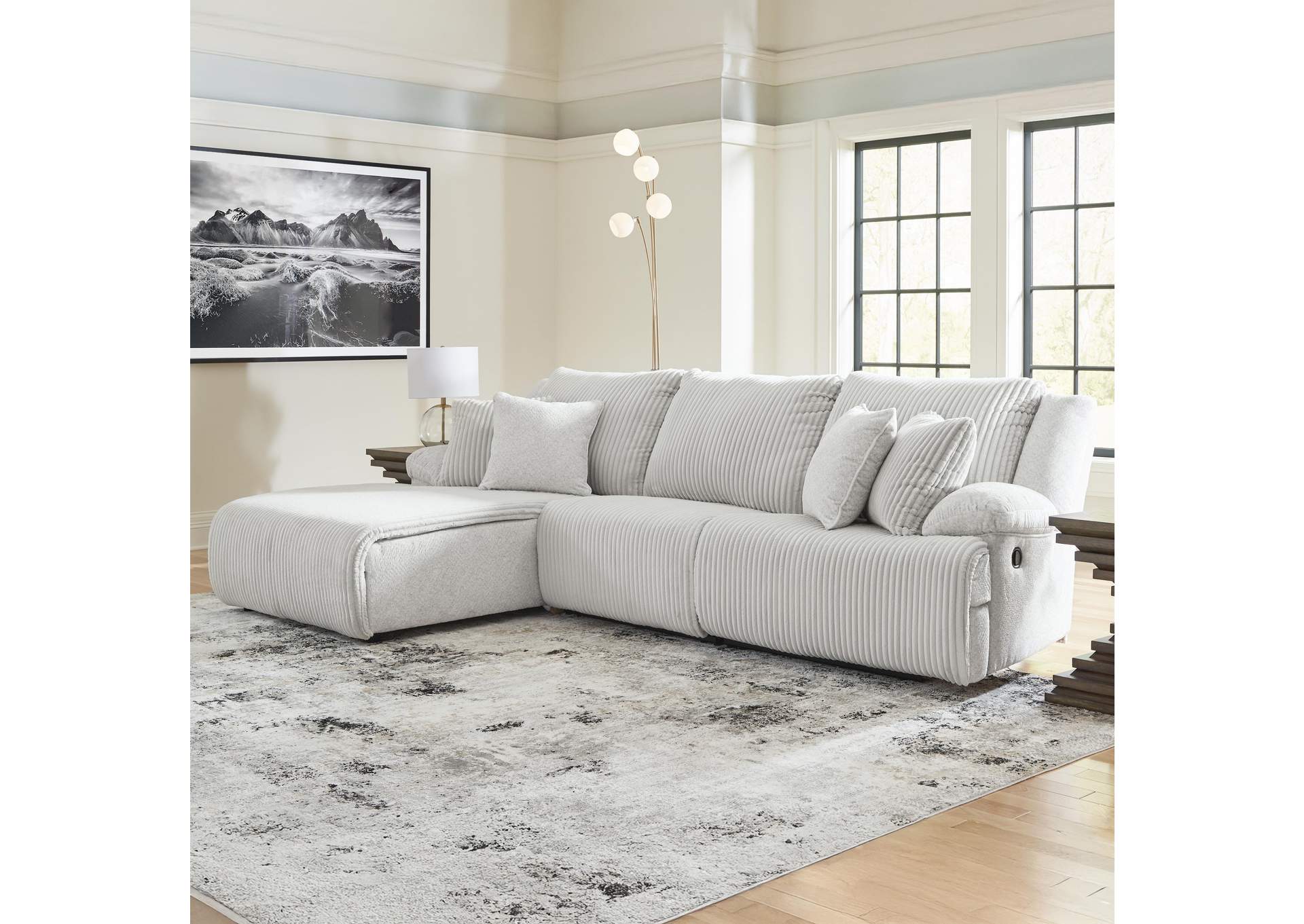 Top Tier 3-Piece Reclining Sectional Sofa Chaise image 4