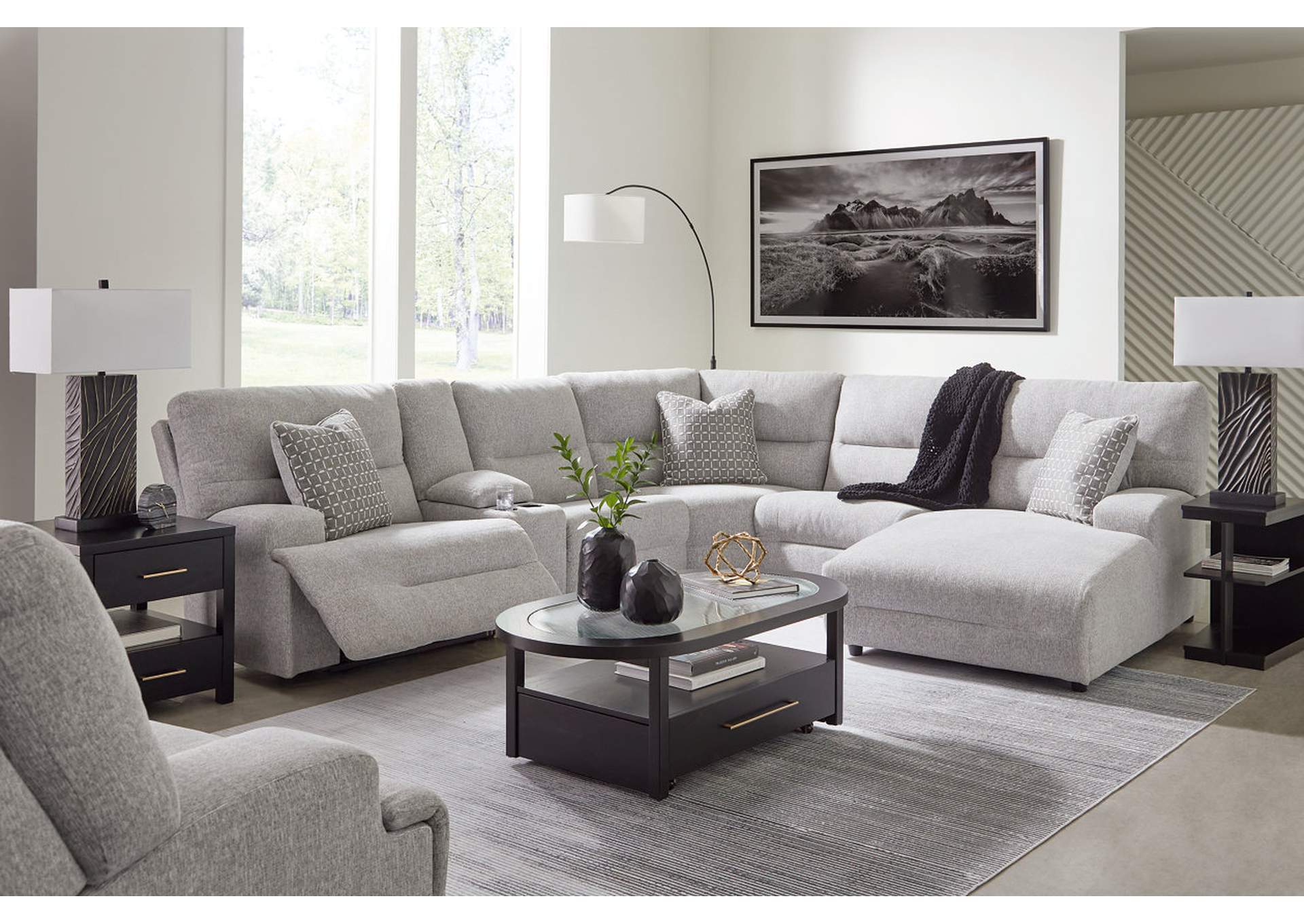 Acklen Place 6-Piece Power Reclining Sectional with Chaise image 4