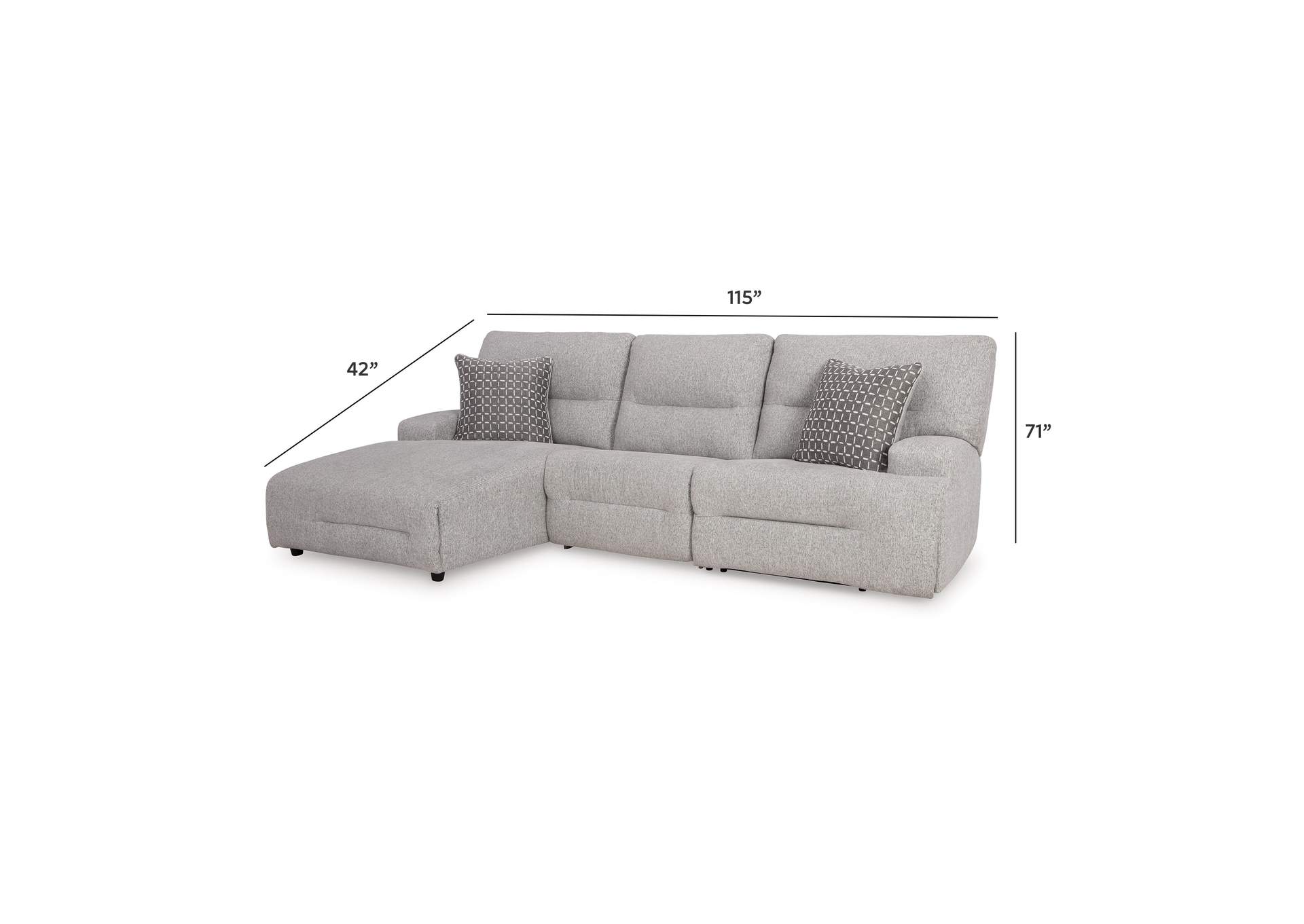 Acklen Place 3-Piece Power Reclining Sectional image 11