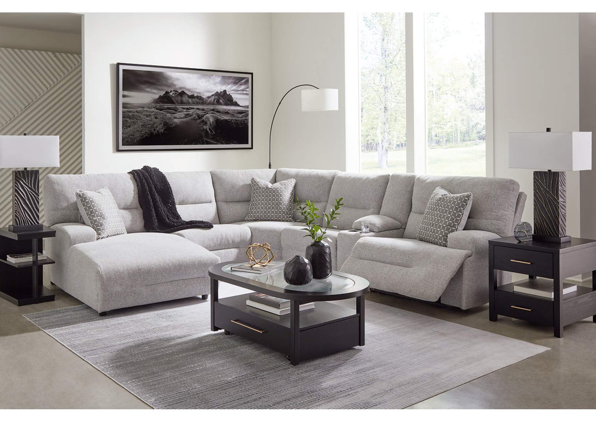 Acklen Place 6-Piece Power Reclining Sectional with Chaise image 4