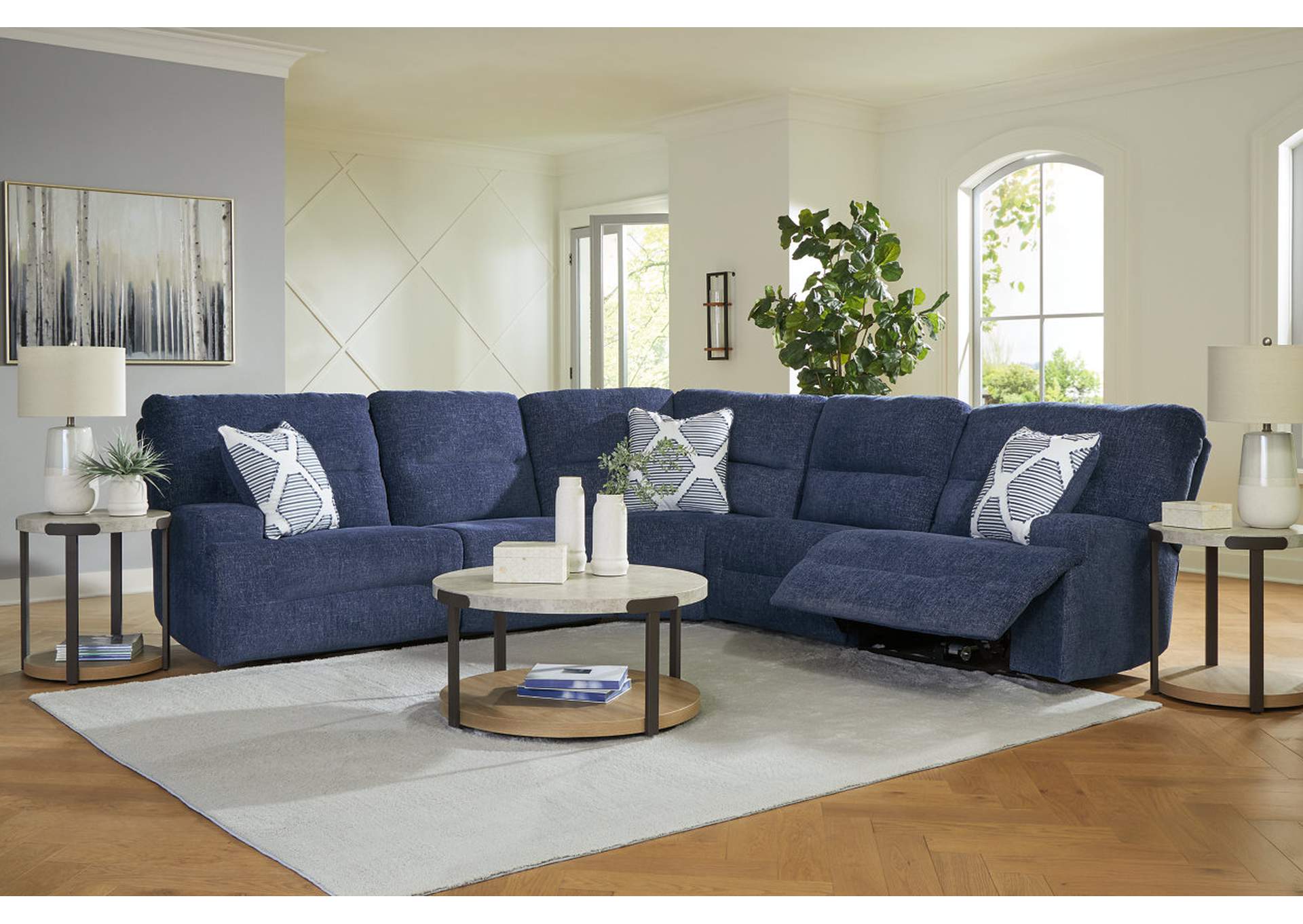 Acklen Place 5-Piece Power Reclining Sectional image 5