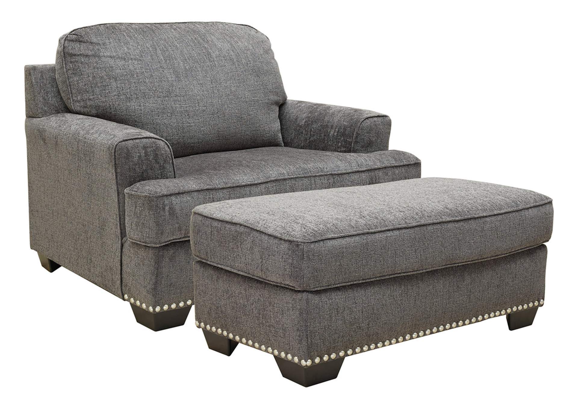 Locklin Chair and Ottoman image 1