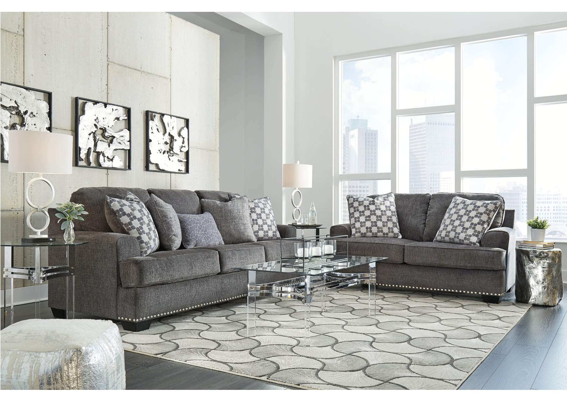 Locklin Sofa and Loveseat image 2