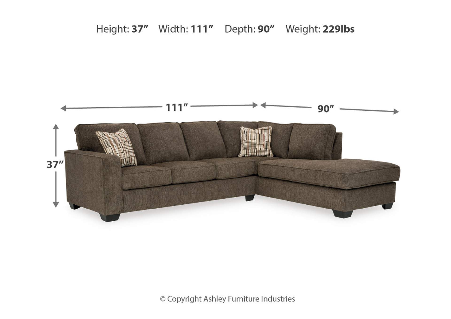 Nordale 2-Piece Sectional with Chaise image 3