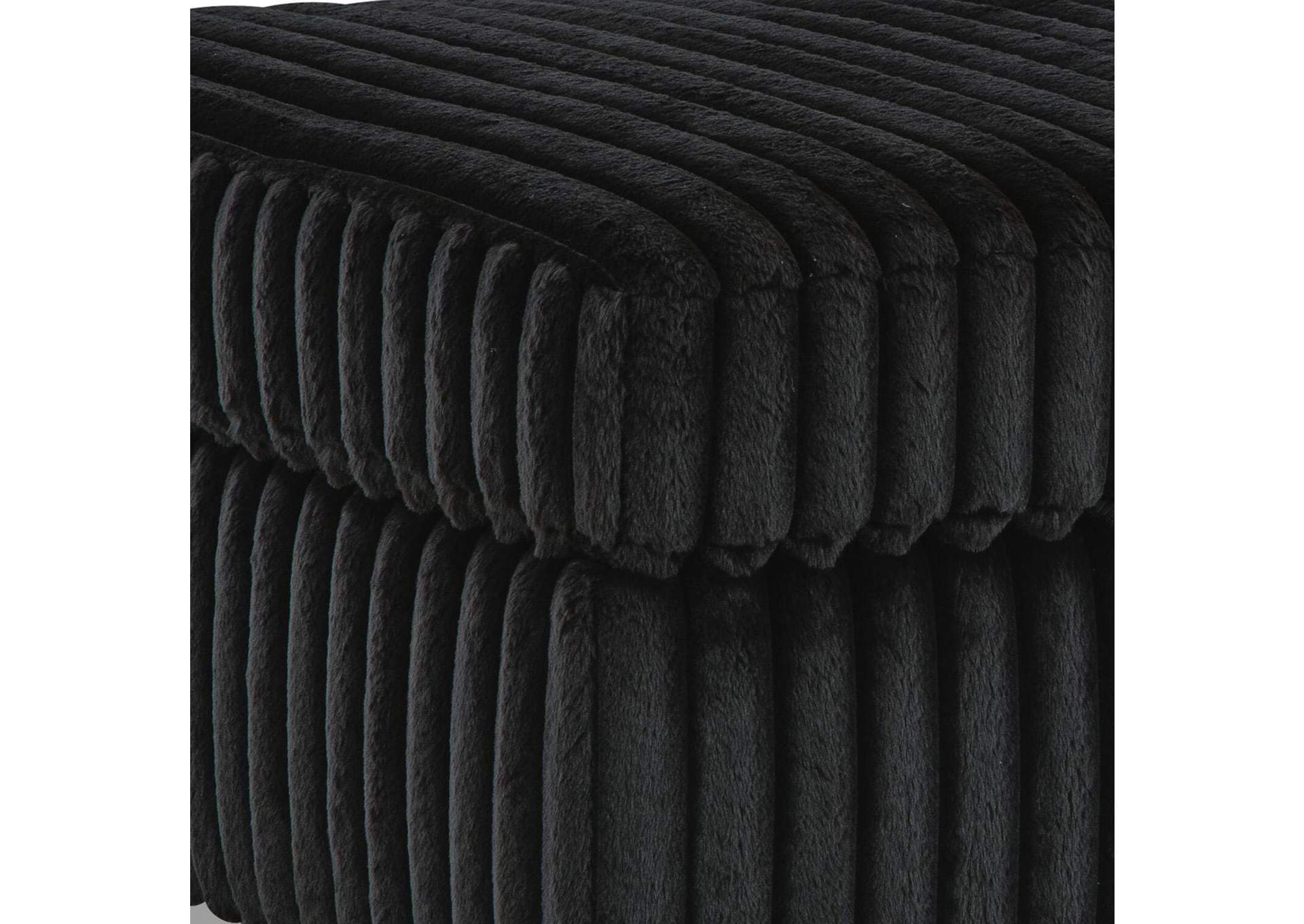 Midnight-Madness Oversized Accent Ottoman image 5