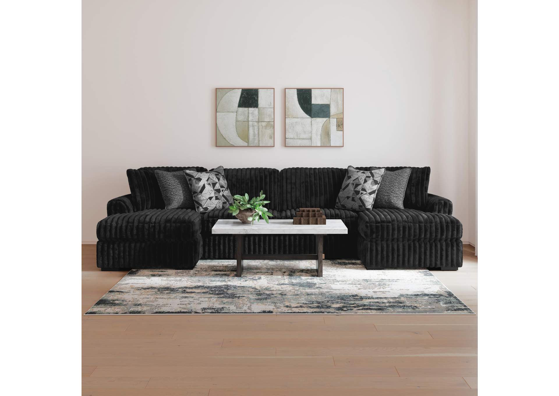 Midnight-Madness 3-Piece Sectional with Chaise image 4