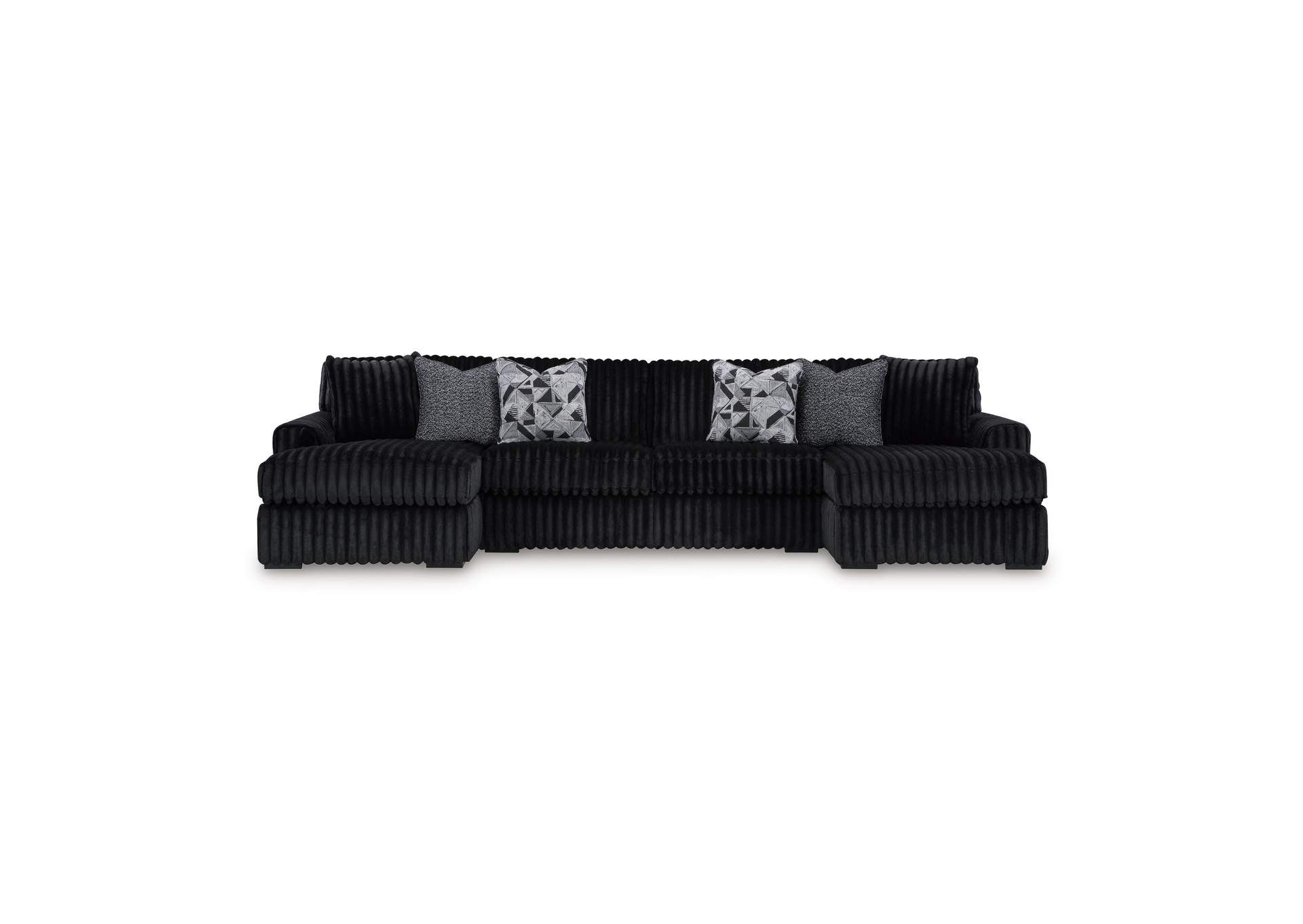 Midnight-Madness 3-Piece Sectional with Chaise image 2