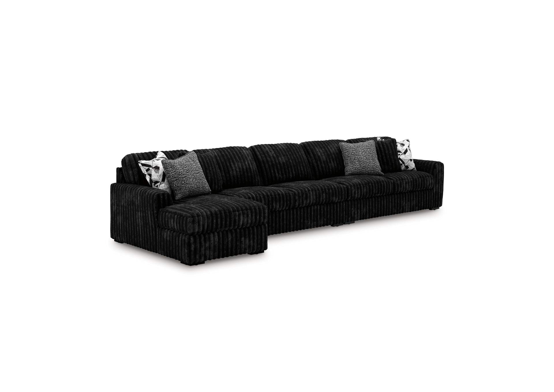 Midnight-Madness 3-Piece Sectional with Chaise image 2