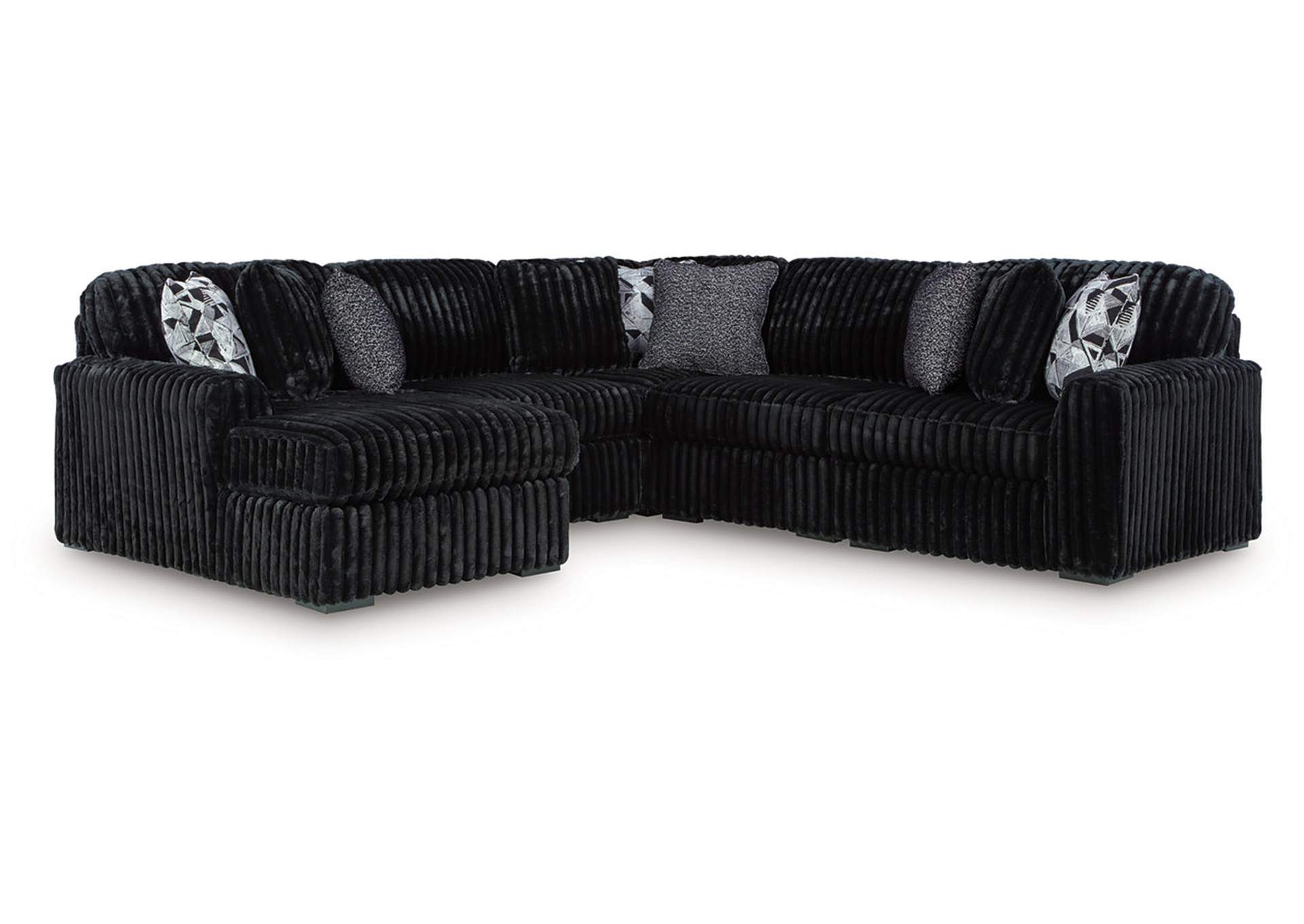 Midnight-Madness 6-Piece Sectional with Chaise image 1
