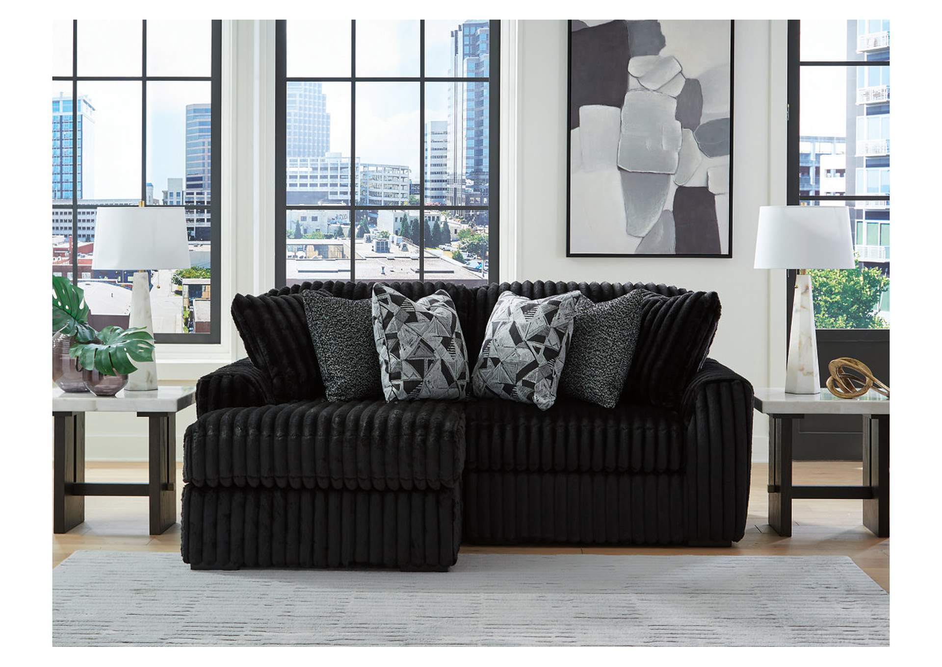 Midnight-Madness 2-Piece Sectional with Chaise image 2