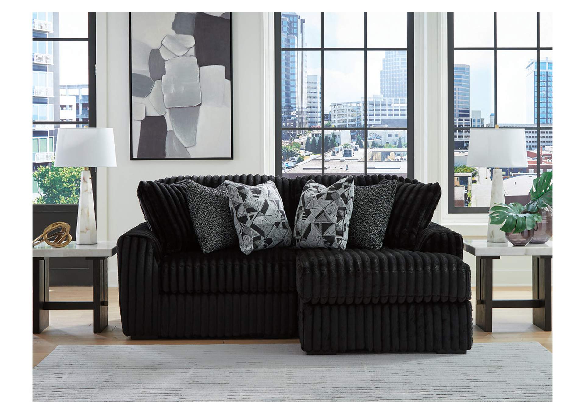 Midnight-Madness 2-Piece Sectional with Chaise image 2