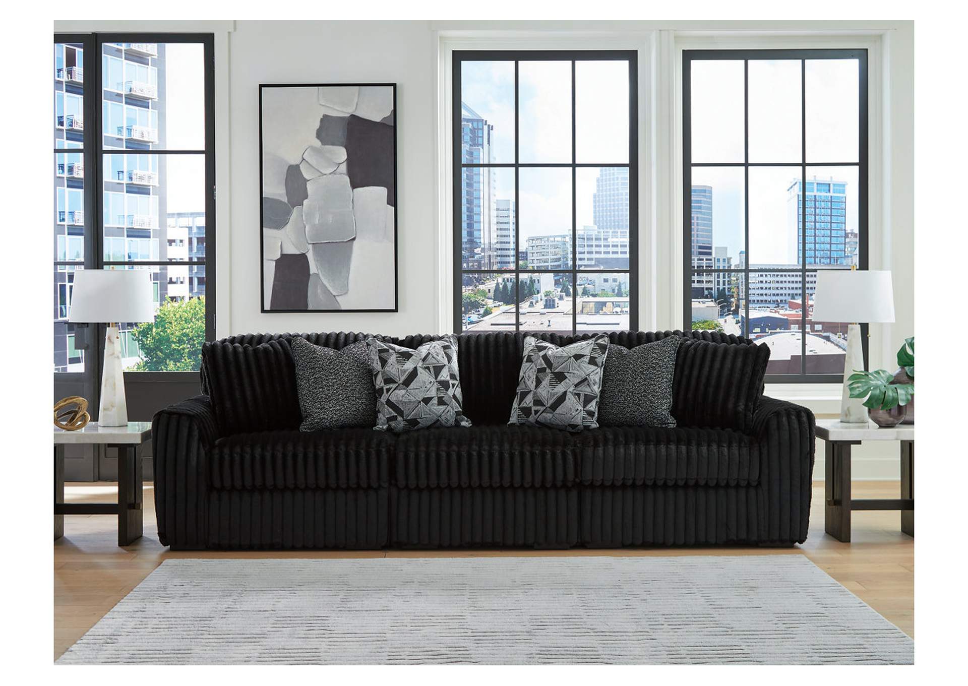 Midnight-Madness 3-Piece Sectional Sofa image 1
