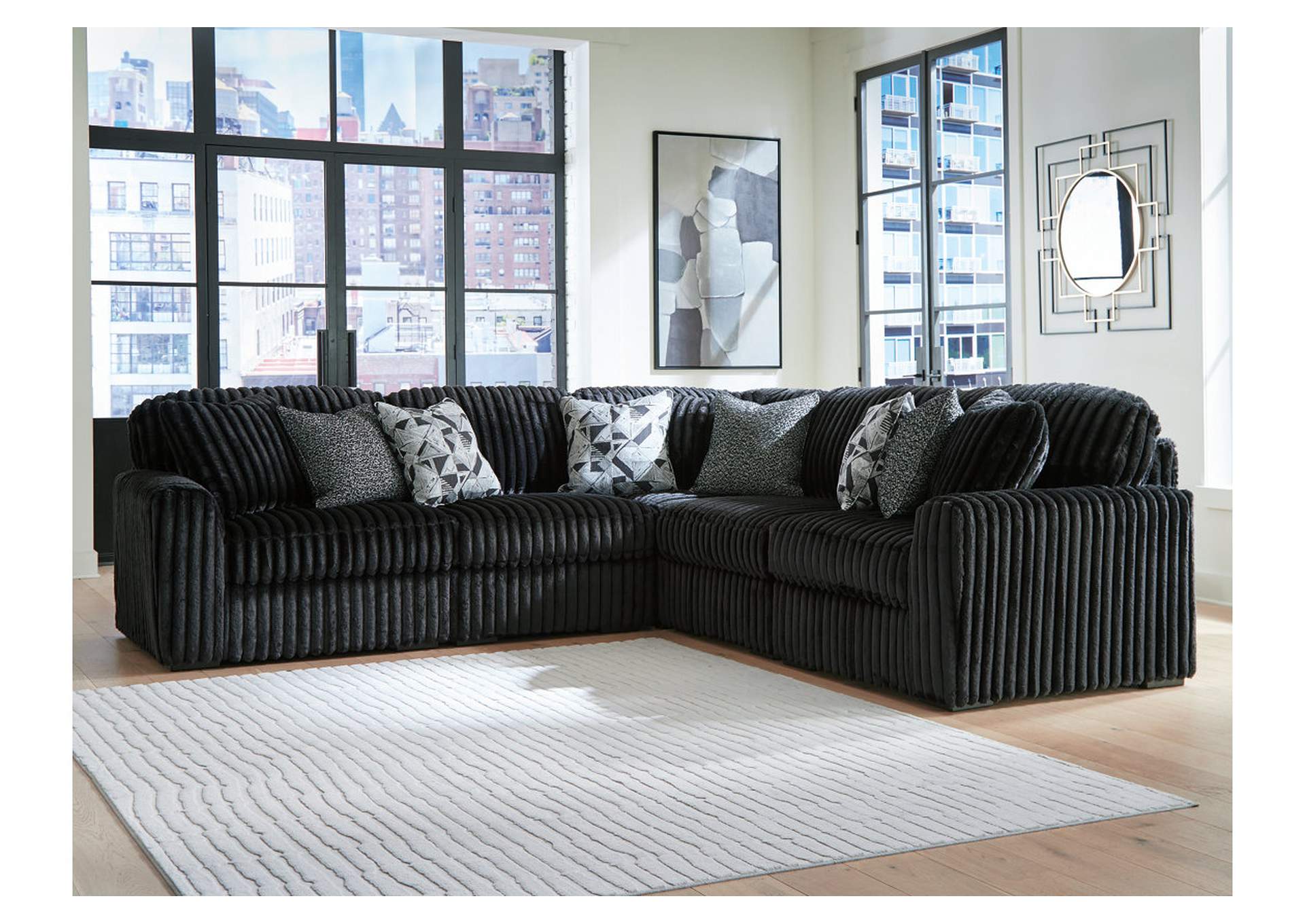 Midnight-Madness 5-Piece Sectional image 2