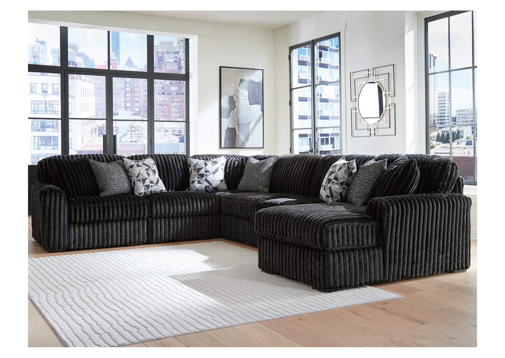 Midnight-Madness 6-Piece Sectional with Chaise image 3