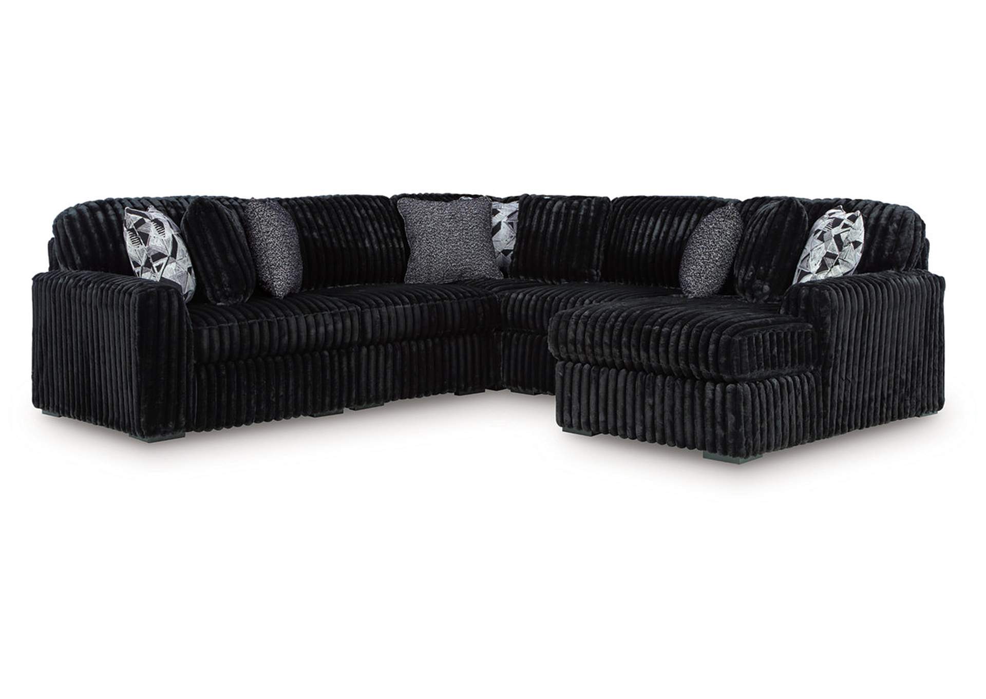 Midnight-Madness 6-Piece Sectional with Chaise image 1