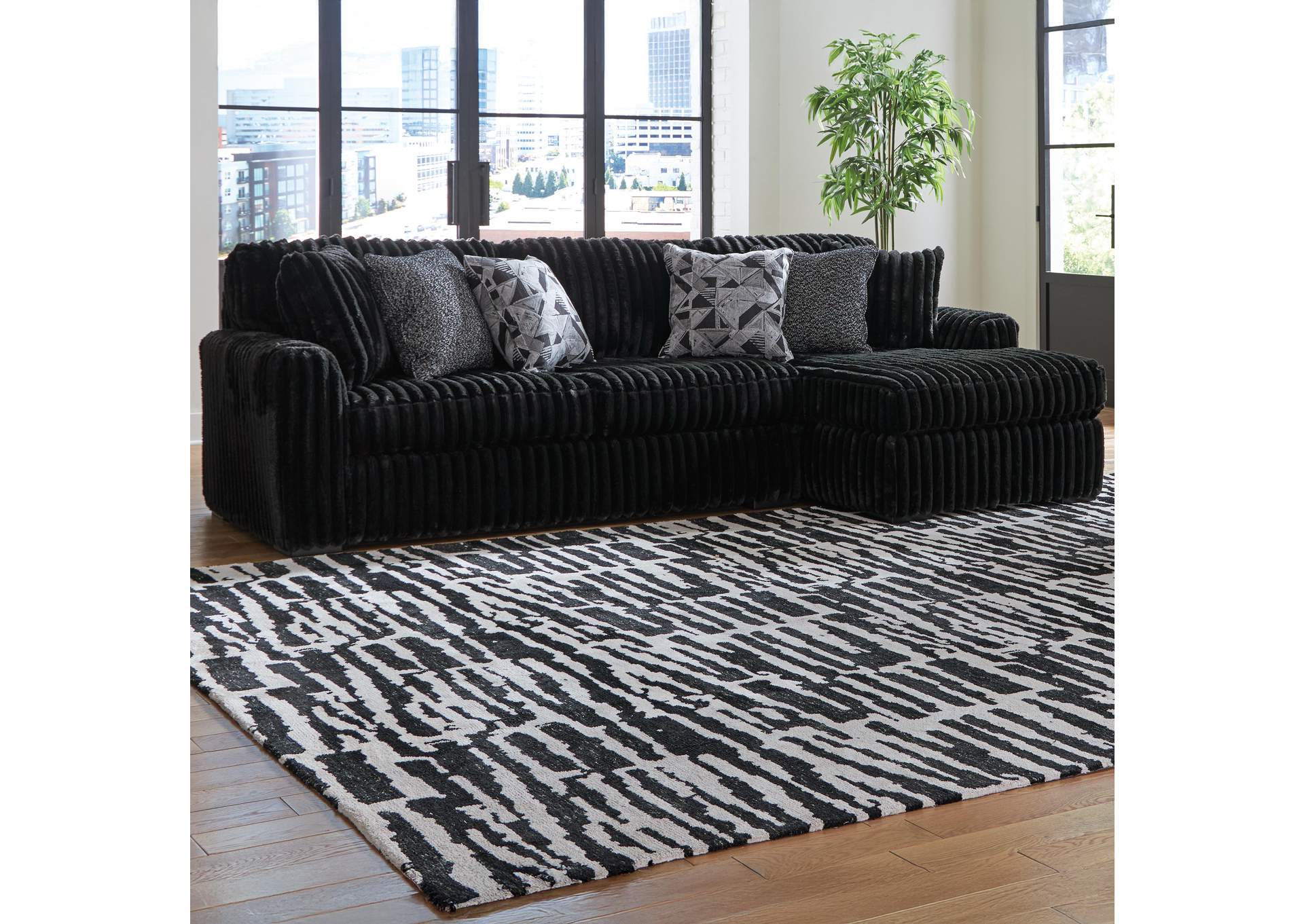 Midnight-Madness 2-Piece Sectional Sofa with Chaise image 4