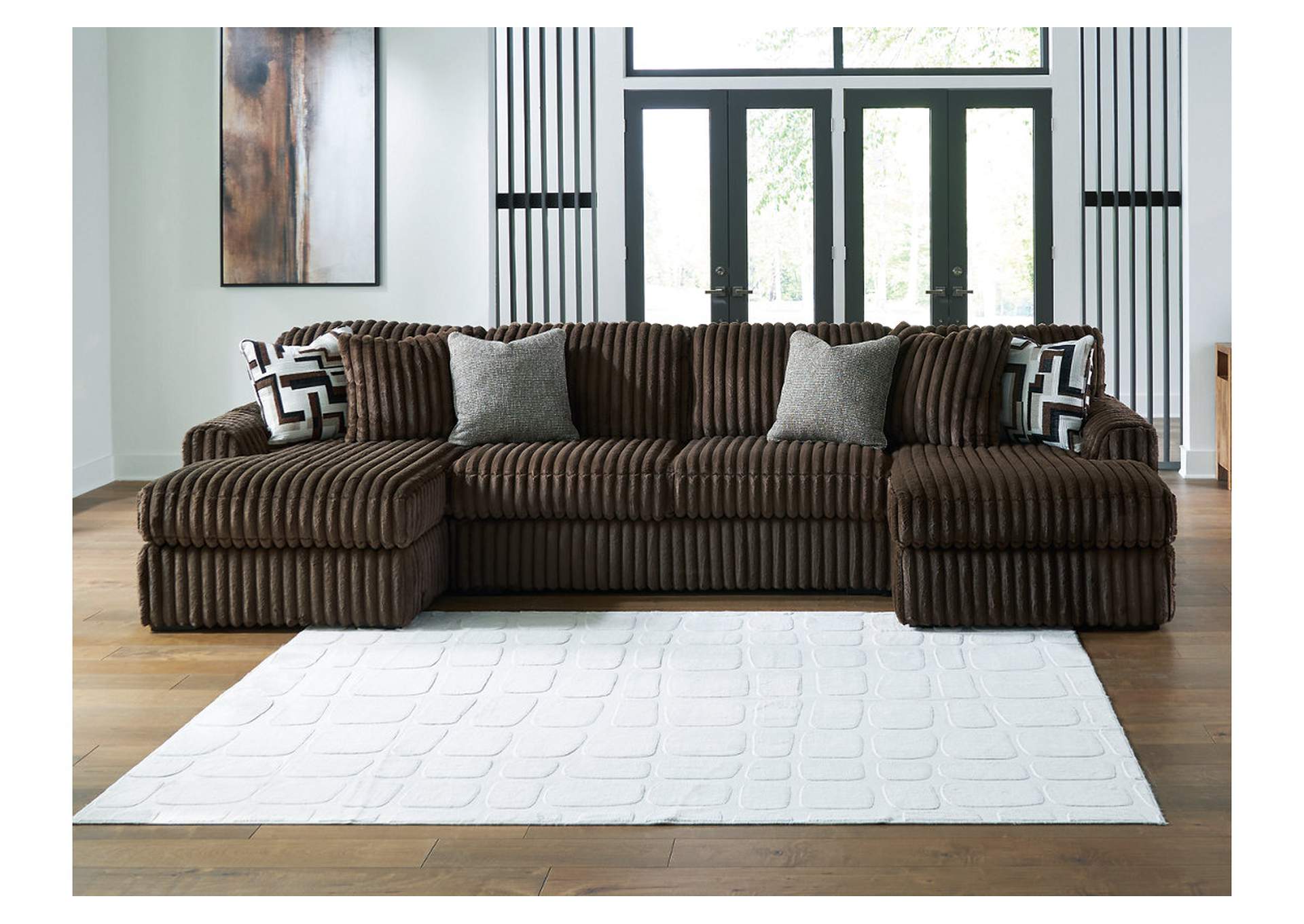 Midnight-Madness 3-Piece Sectional with Chaise image 2