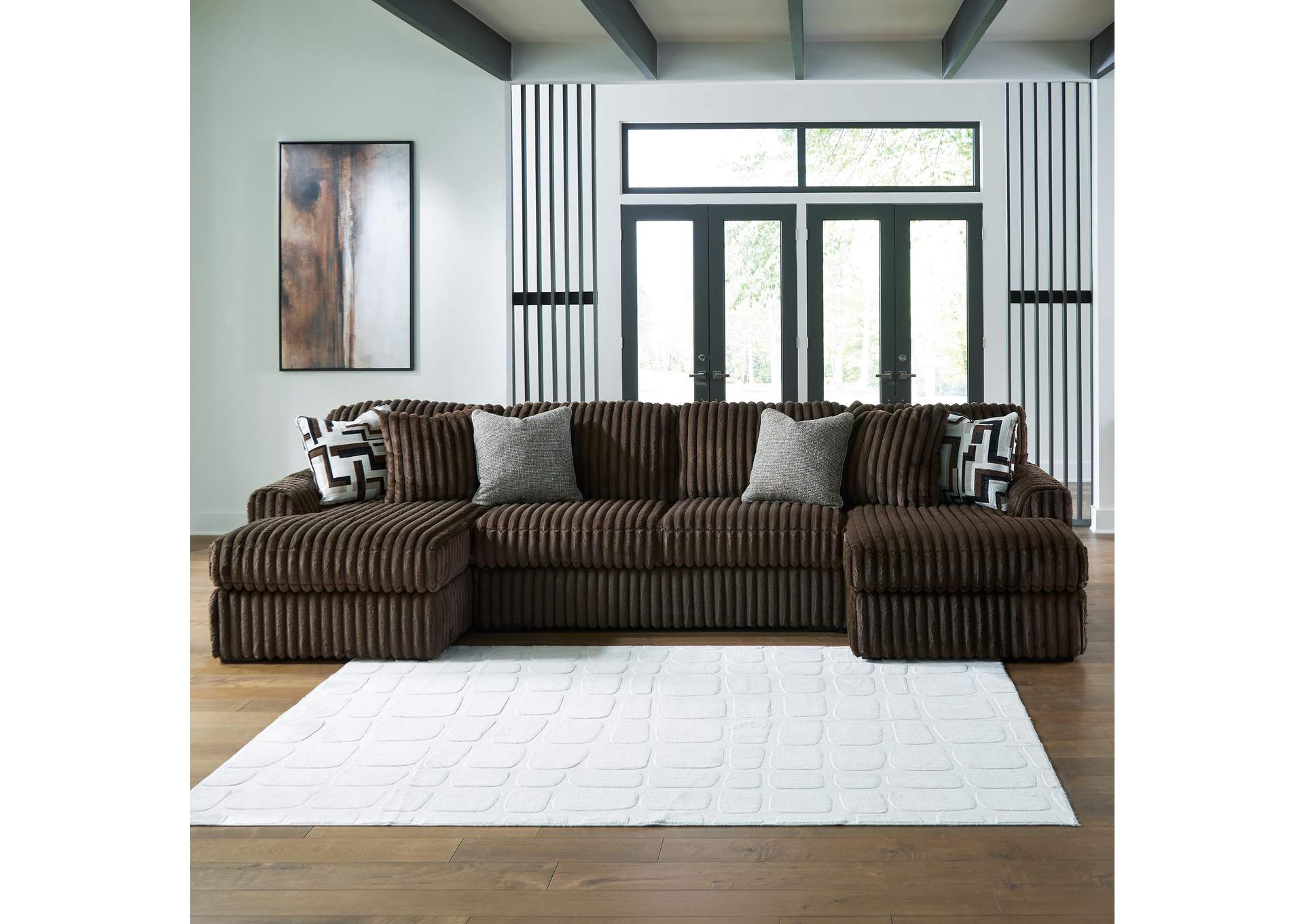 Midnight-Madness 3-Piece Sectional with Chaise image 4