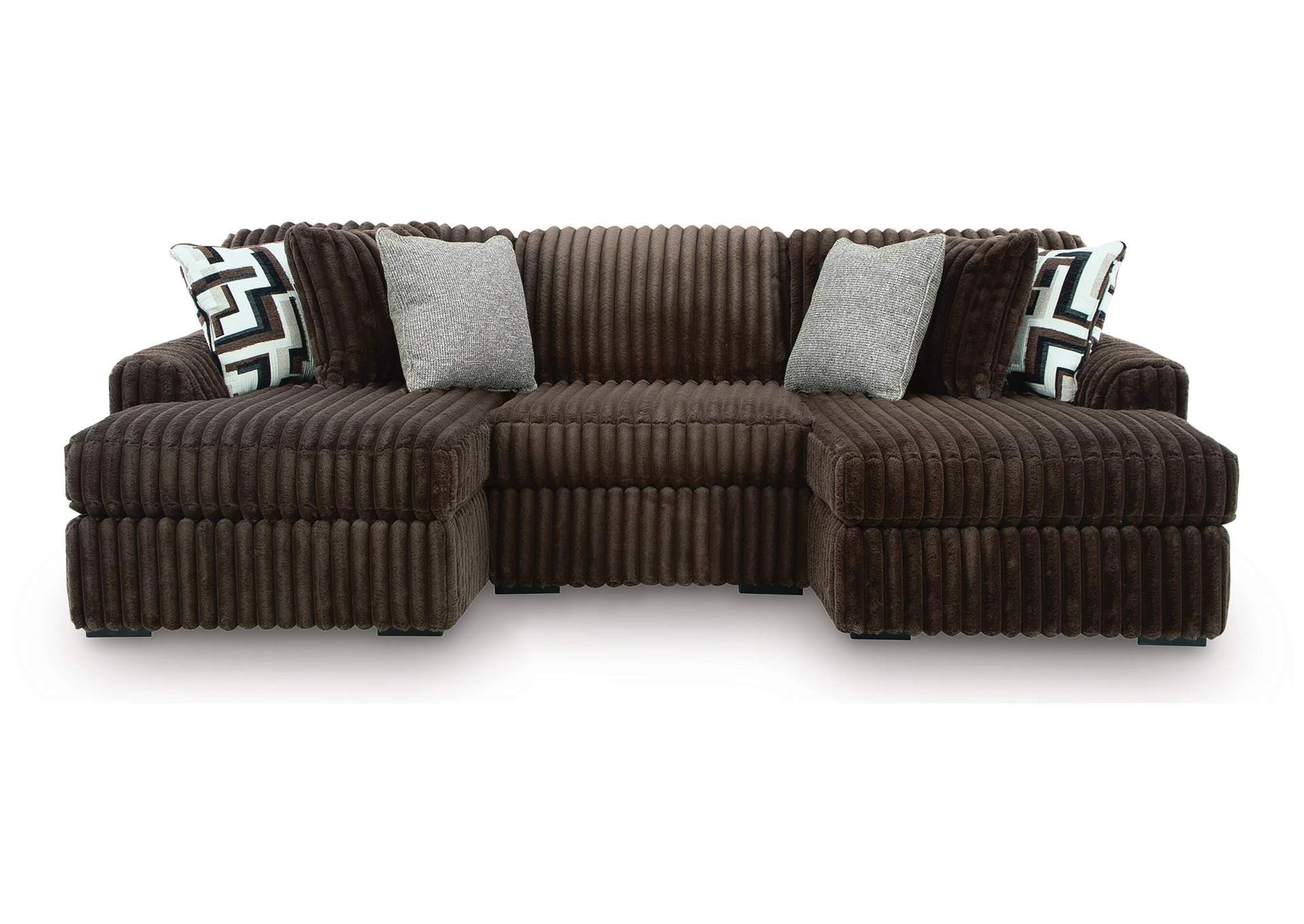Midnight-Madness 3-Piece Double Chaise Sectional image 1