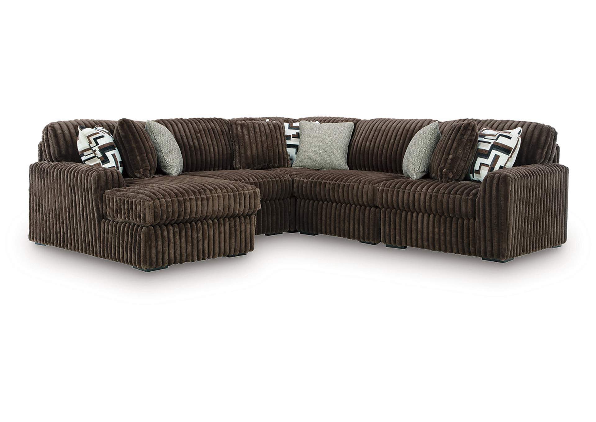 Midnight-Madness 5-Piece Sectional with Chaise image 1