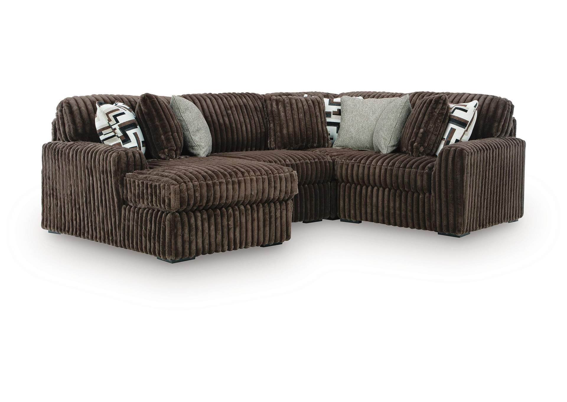 Midnight-Madness 4-Piece Sectional with Chaise image 1