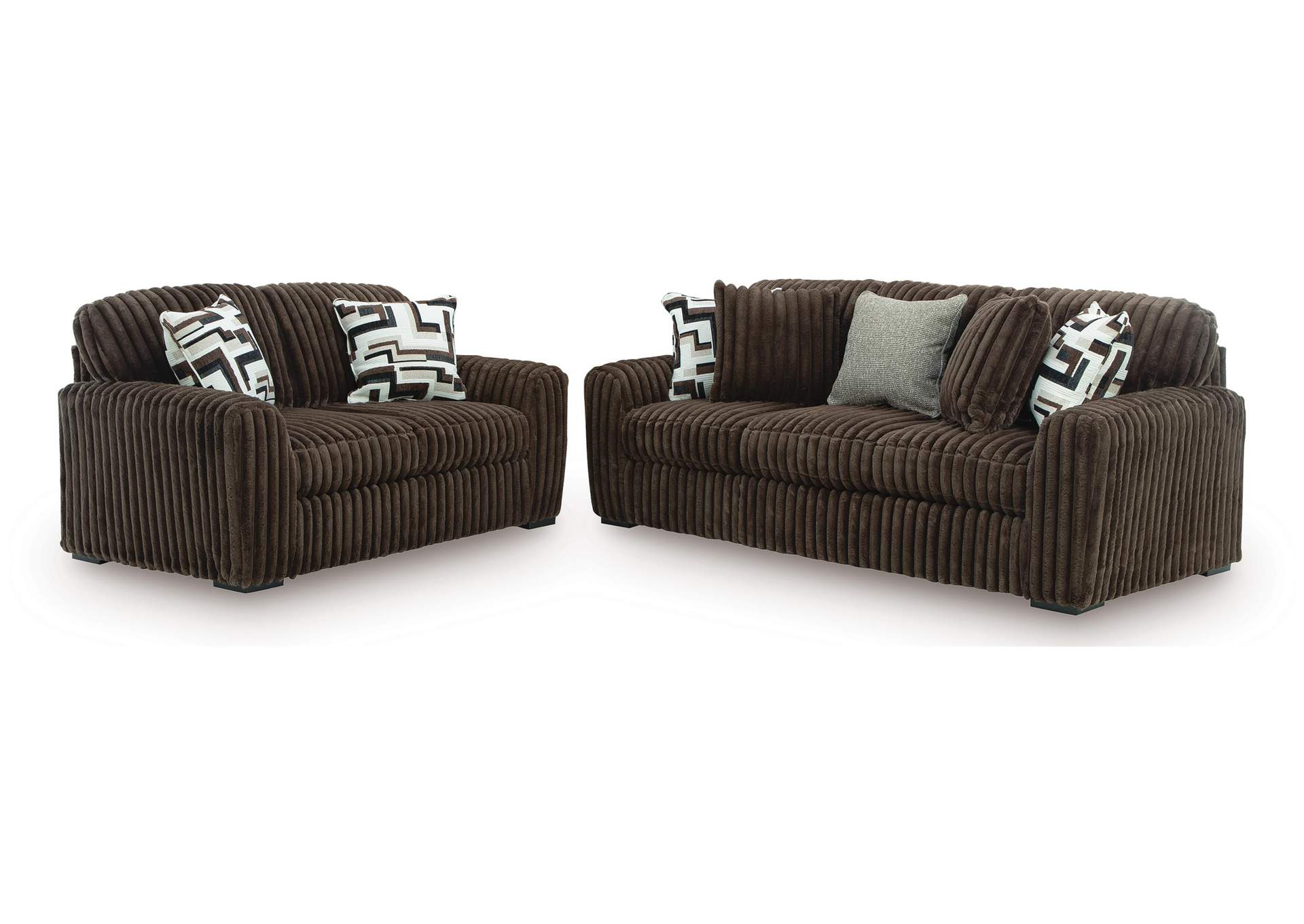 Midnight-Madness Sofa and Loveseat image 1